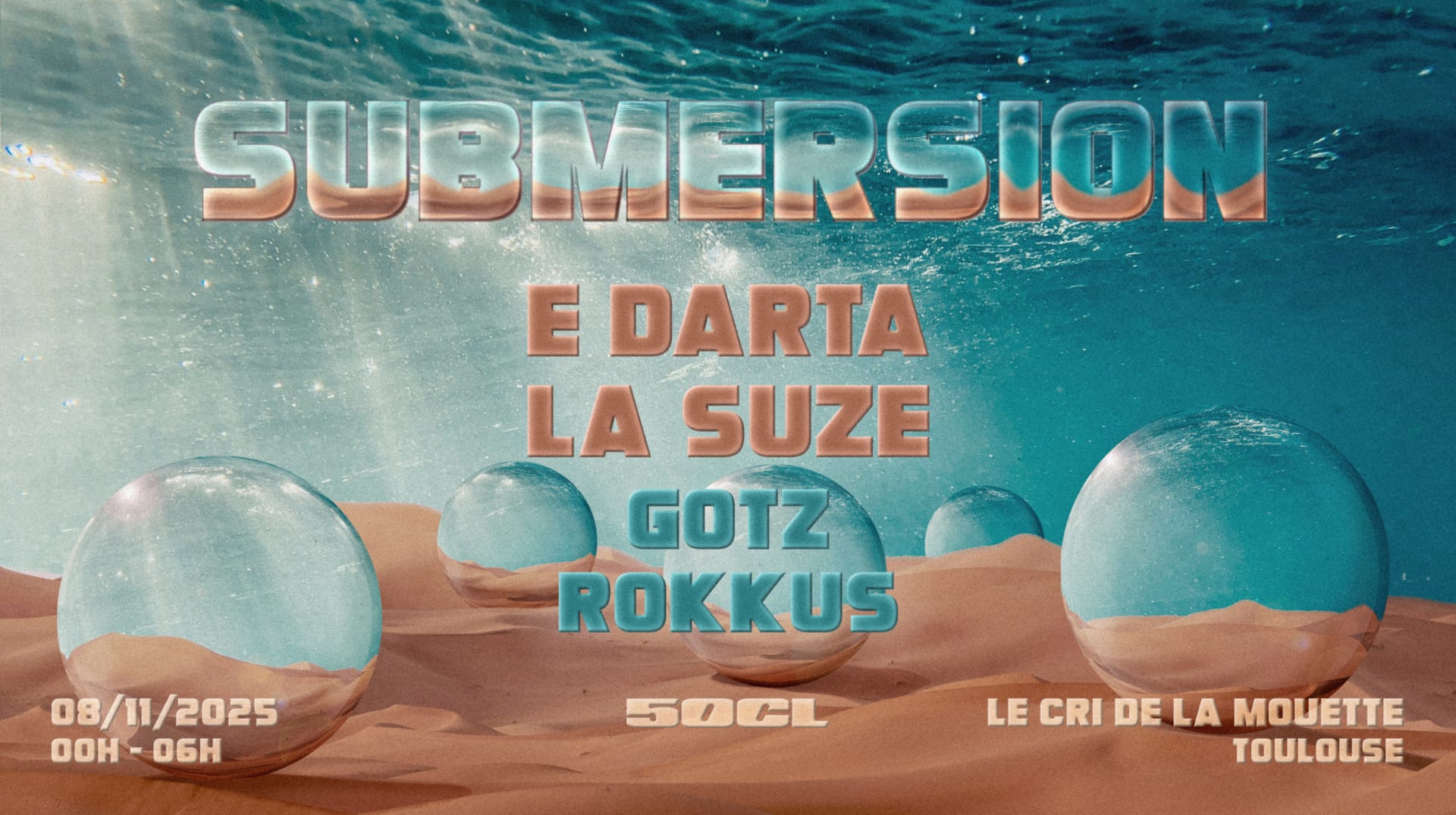 Submersion : 50cl W/ E-Darta (Little Family) & La Suze