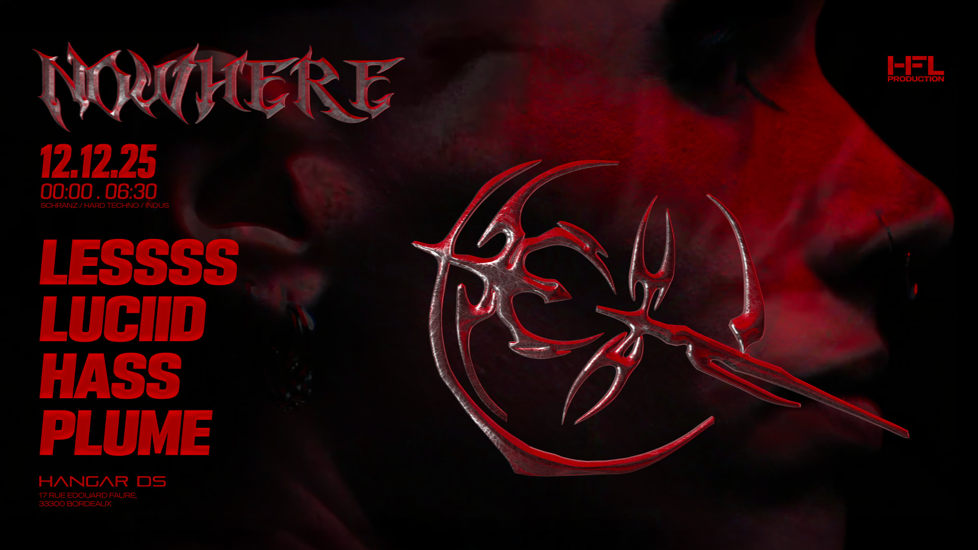 Nowhere // Lessss - Luciid - Hass - Plume