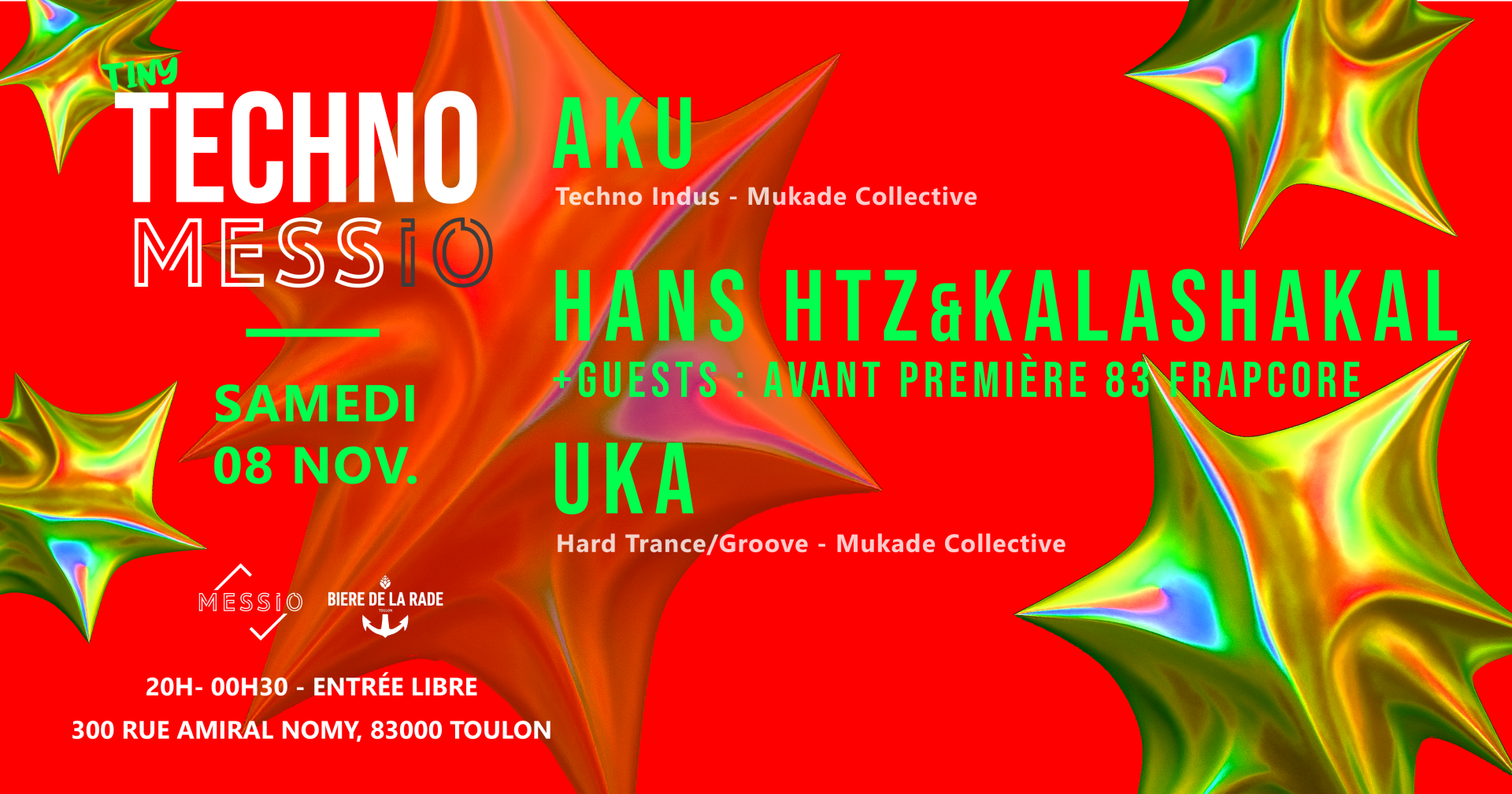 Ttm : Aku / Uka + 83 Frapcore (Hans Htz + Kalashakal + ...)