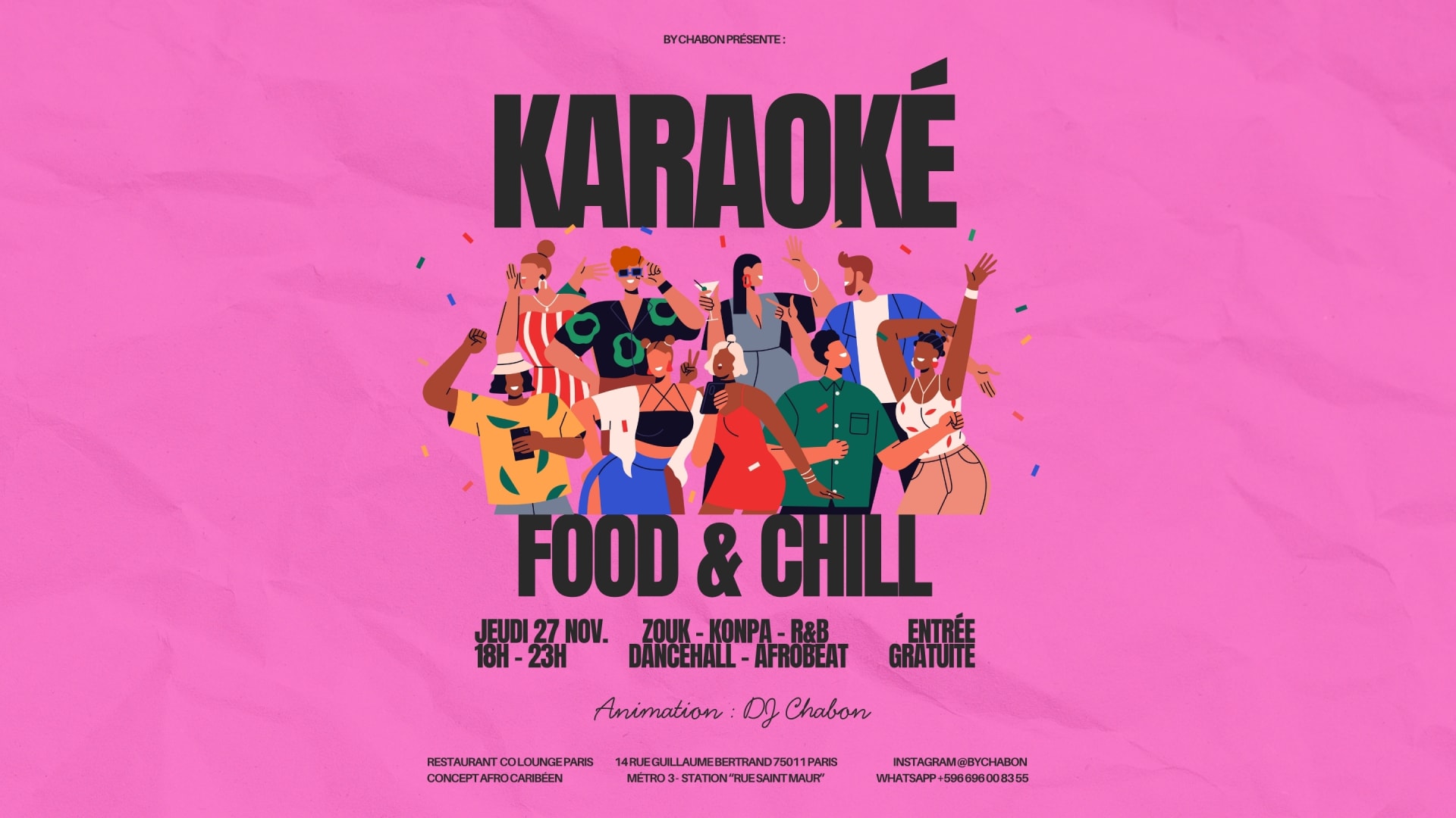 Karaoké Food & Chill - 3ème Édition