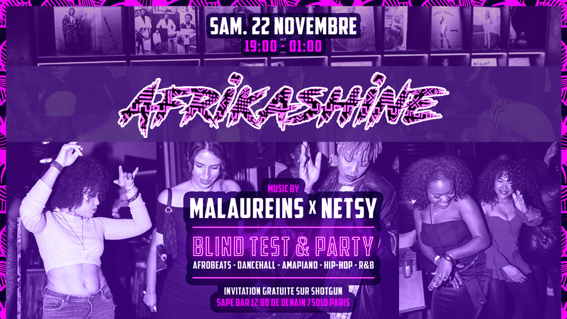 Afrikashine Blindtest & Party