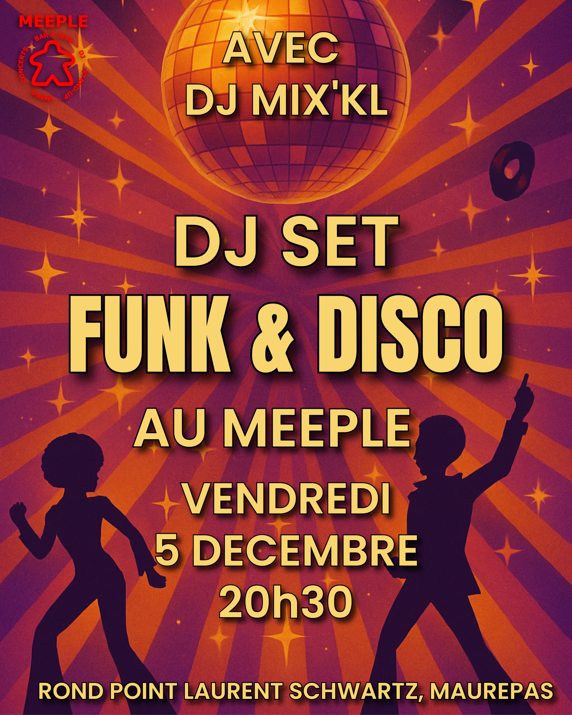 Soirée Funk & Disco Au Meeple