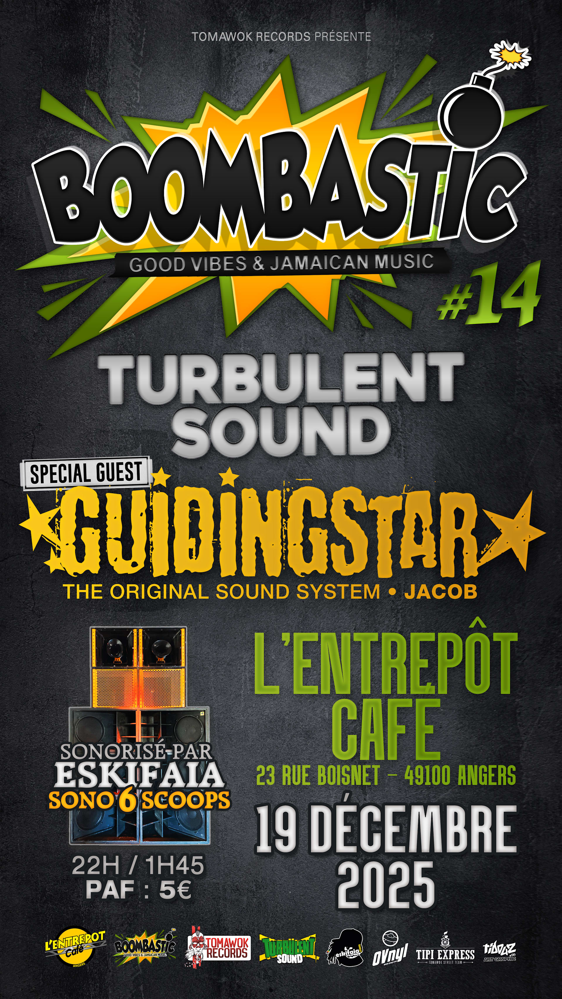 Angers - Guiding Star X Turbulent Sound - Boombastic #14