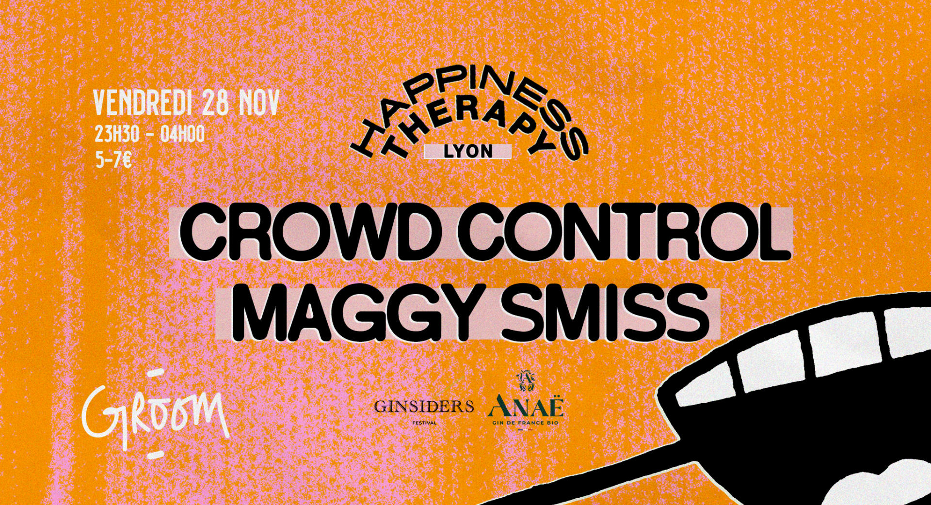 Ginsiders Special Night With Anaë : Happiness Therapy