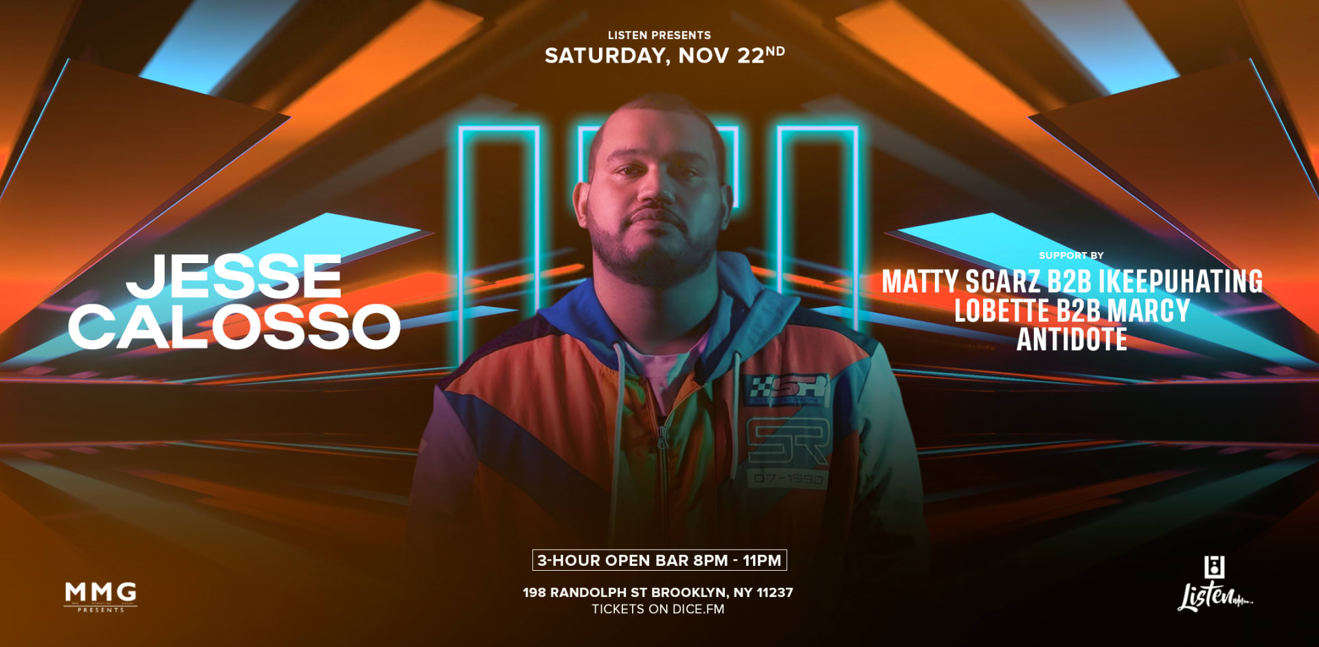 The Factory X Listen  Saturday Night Party Jesse Calosso