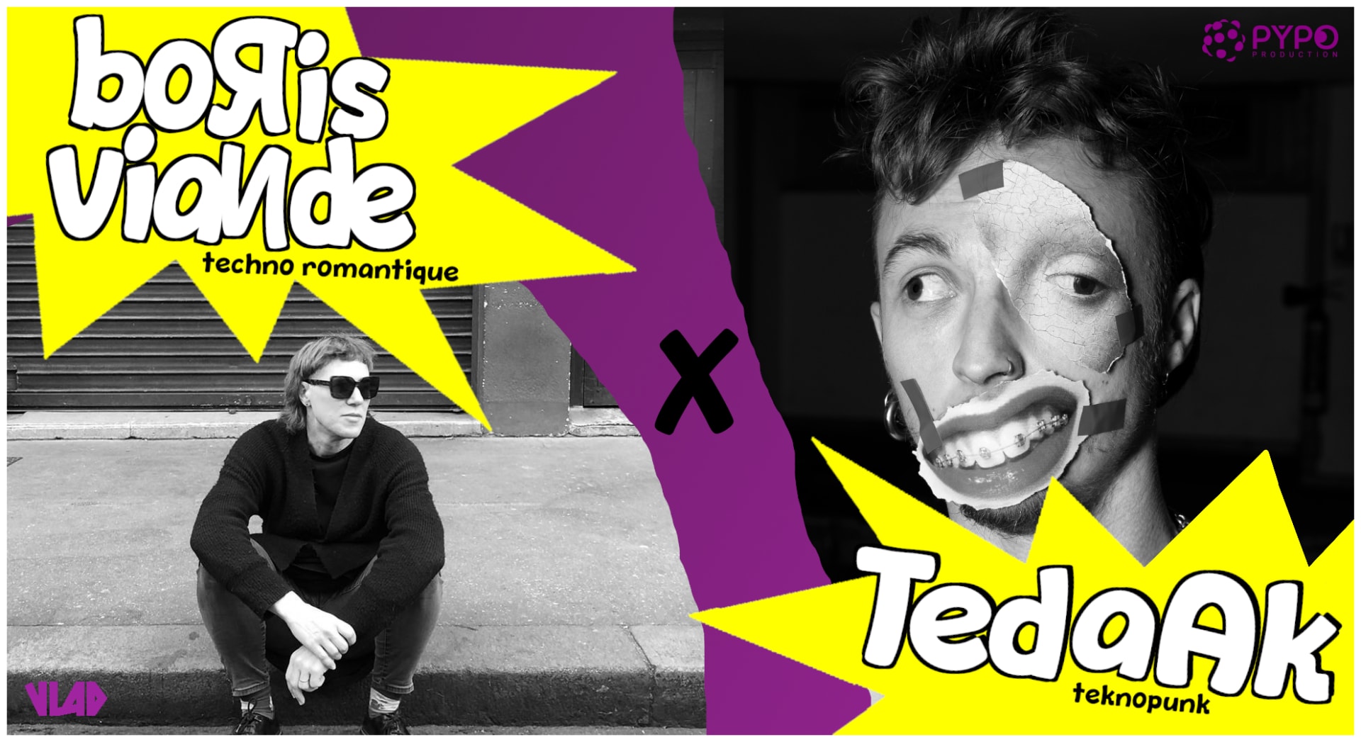 Tedaak & Boris Viande - Concert @La Java