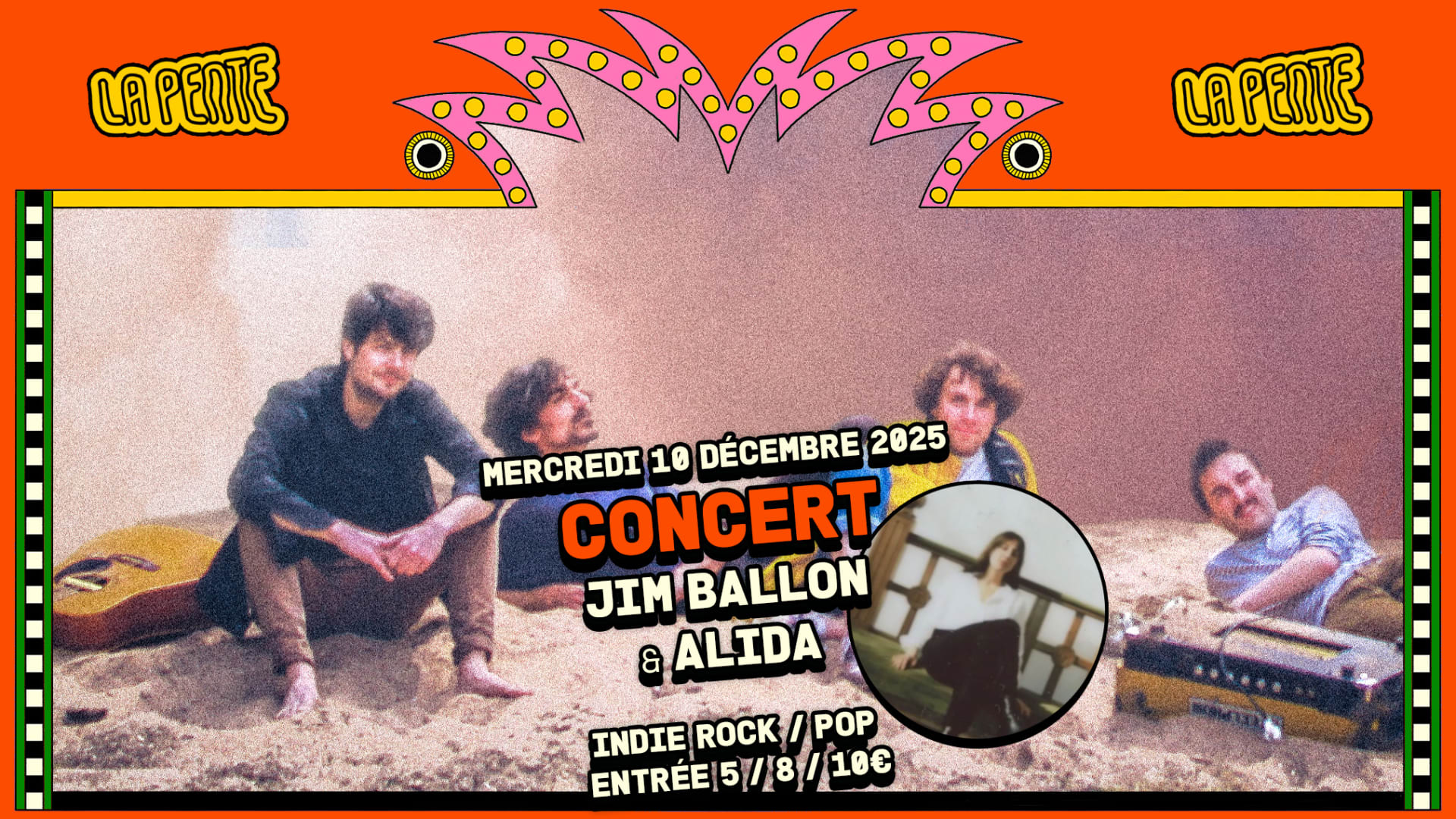 Concert : Jim Ballon & Alida (Indie Pop)