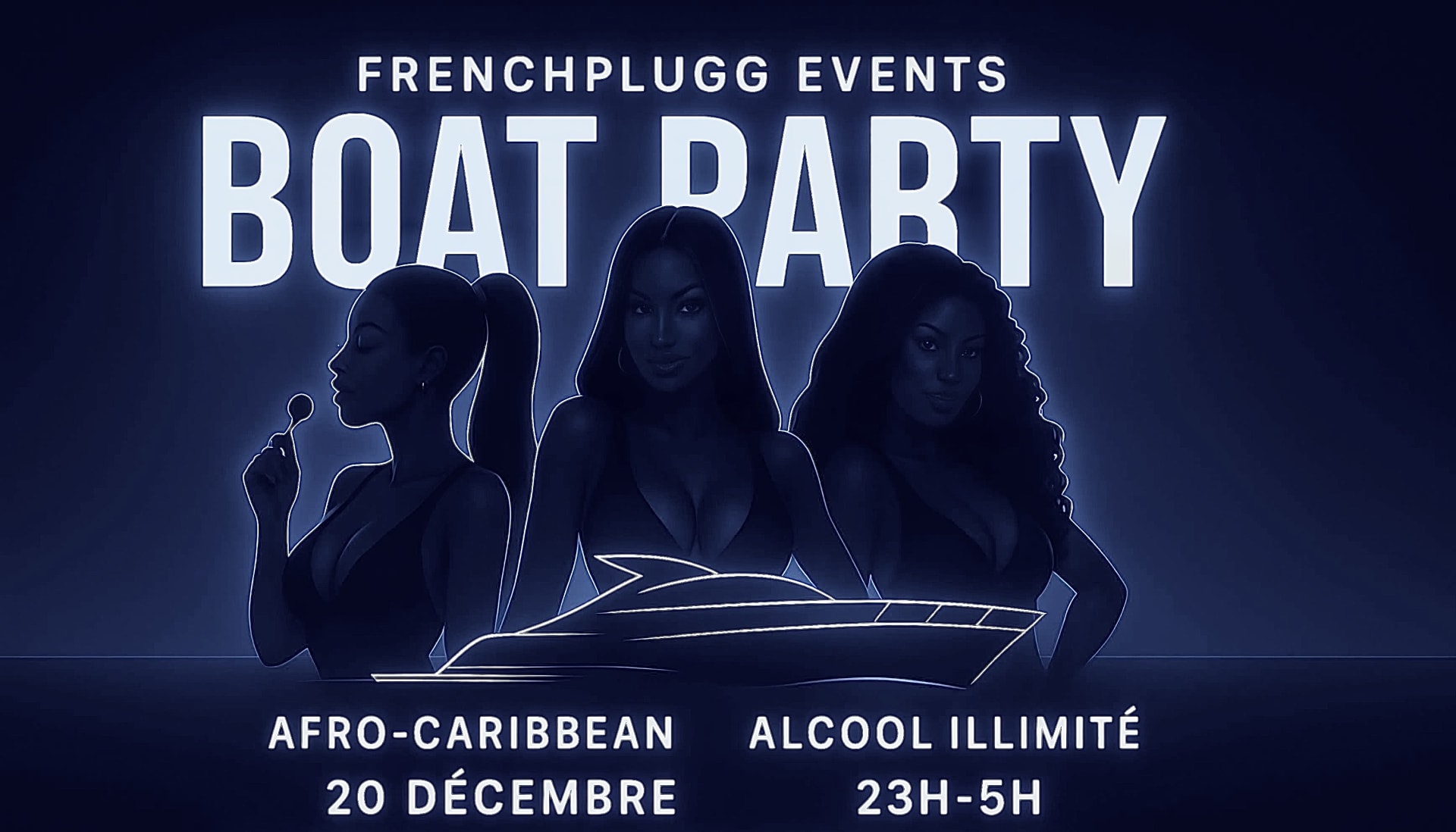 Afro-Caribéen Boat Party (Alcool Illimité)