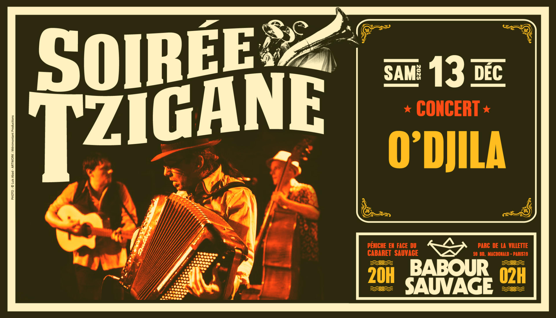 Soirée Tzigane Paris • O'djila