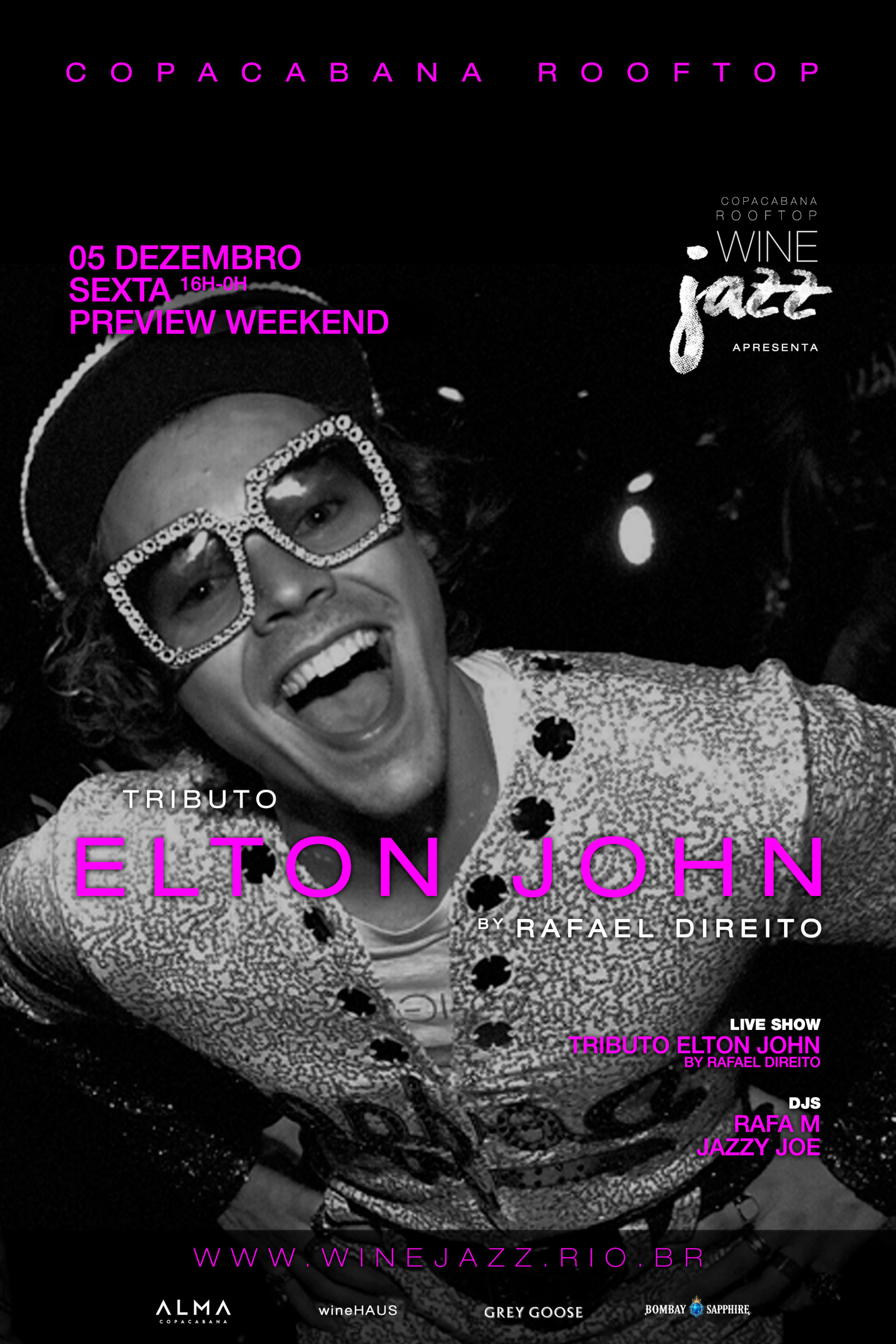 Elton John Tribute | 05.Dez | Coparooftop Winejazz Festival