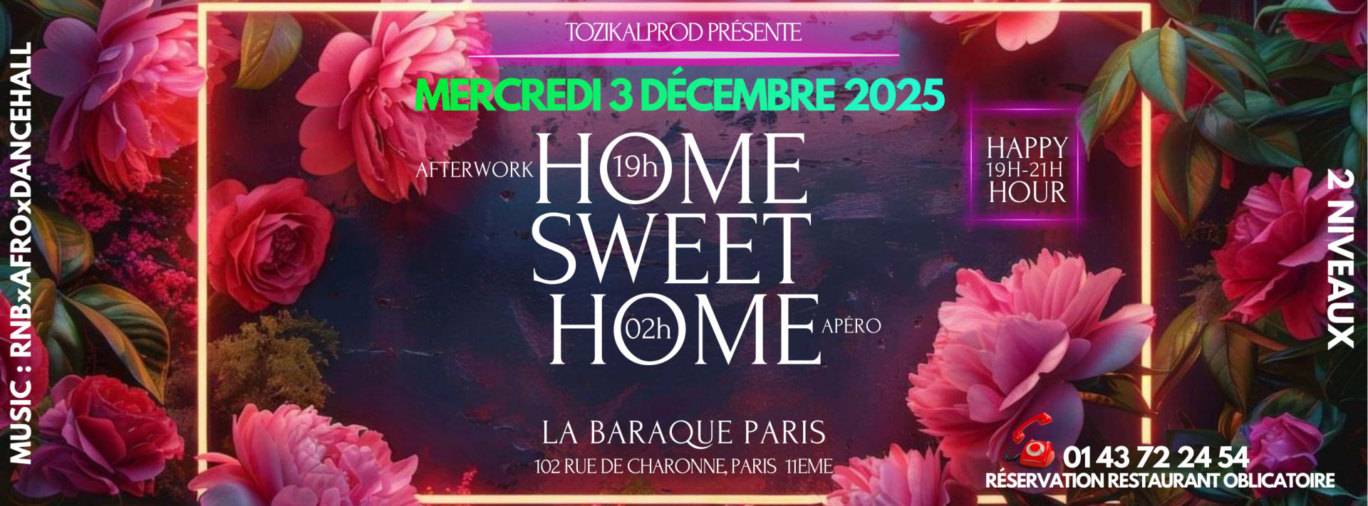 Afterwork Home Sweet Home - 2 Espaces