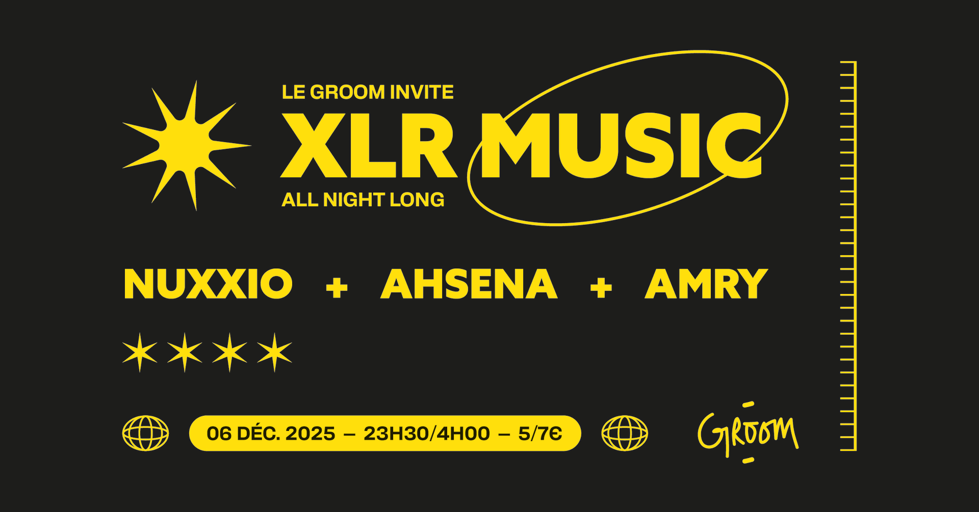 Xlr Music Invite Nuxxio + Ahsena + Amry
