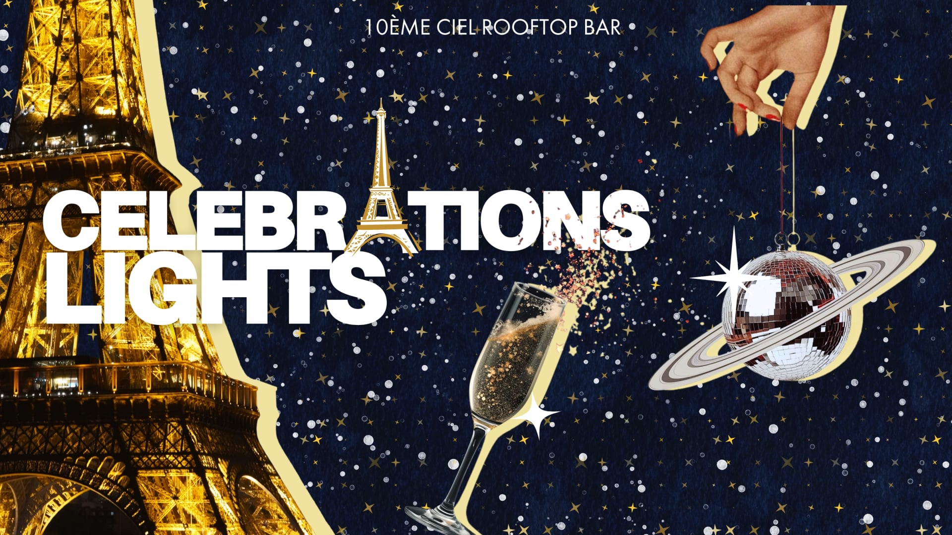 20.12 : Rooftop 10ème Ciel X Celebration Lights
