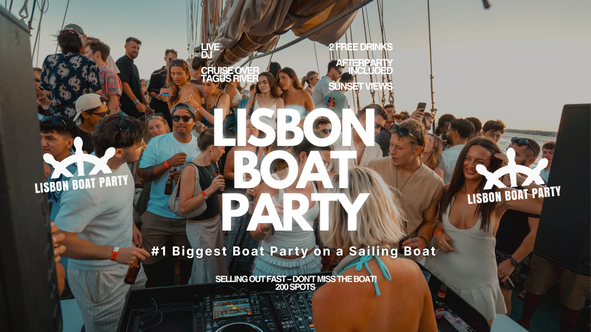 Lisbon’S #1 Sunset Boat Party - 19 July