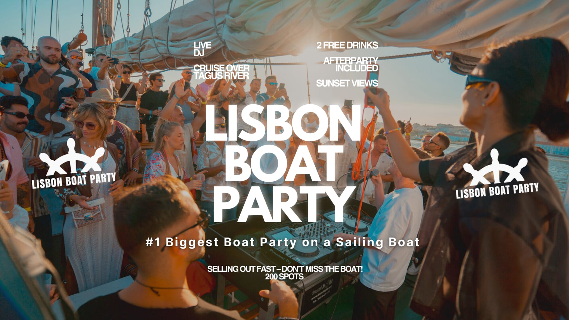 Lisbon’S #1 Sunset Boat Party - 24 September