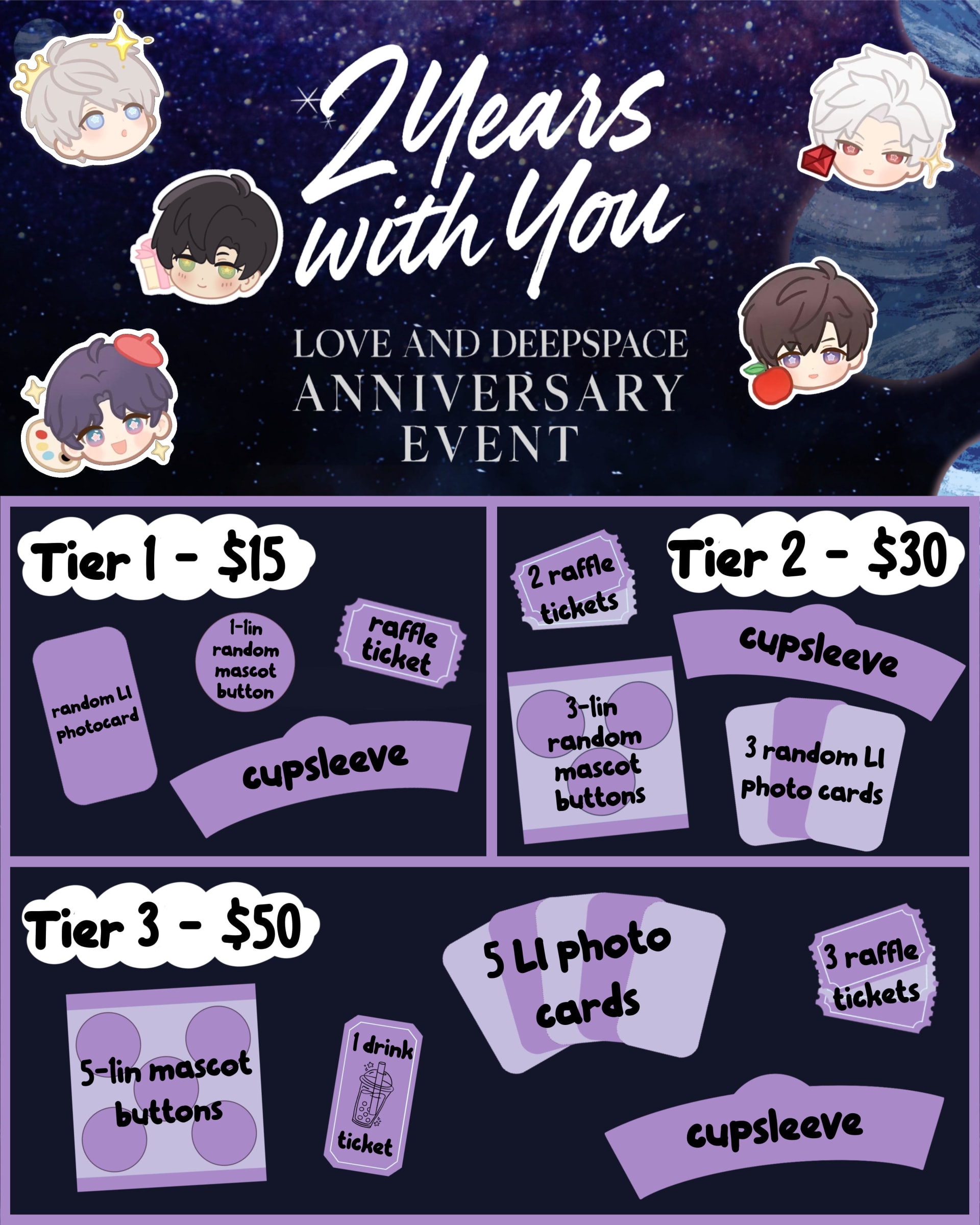 2 Years With You - Love And Deepspace Anniversary Event