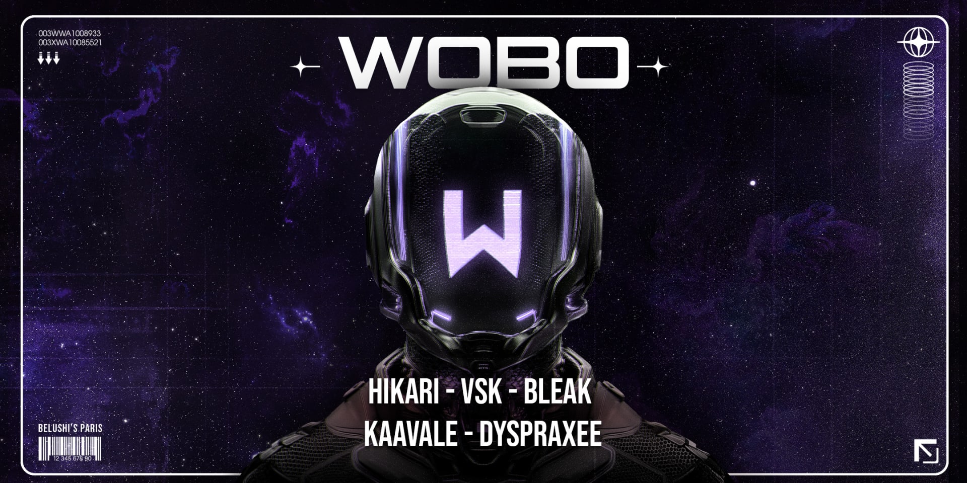 Wobo #43 : Hikari, Vsk, Bleak, Kaavale & Dyspraxee