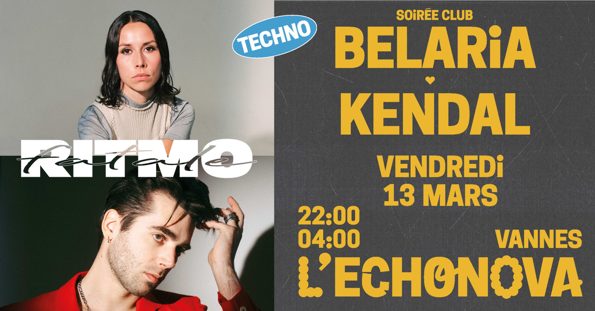 Ritmo Fatale : Kendal + Belaria