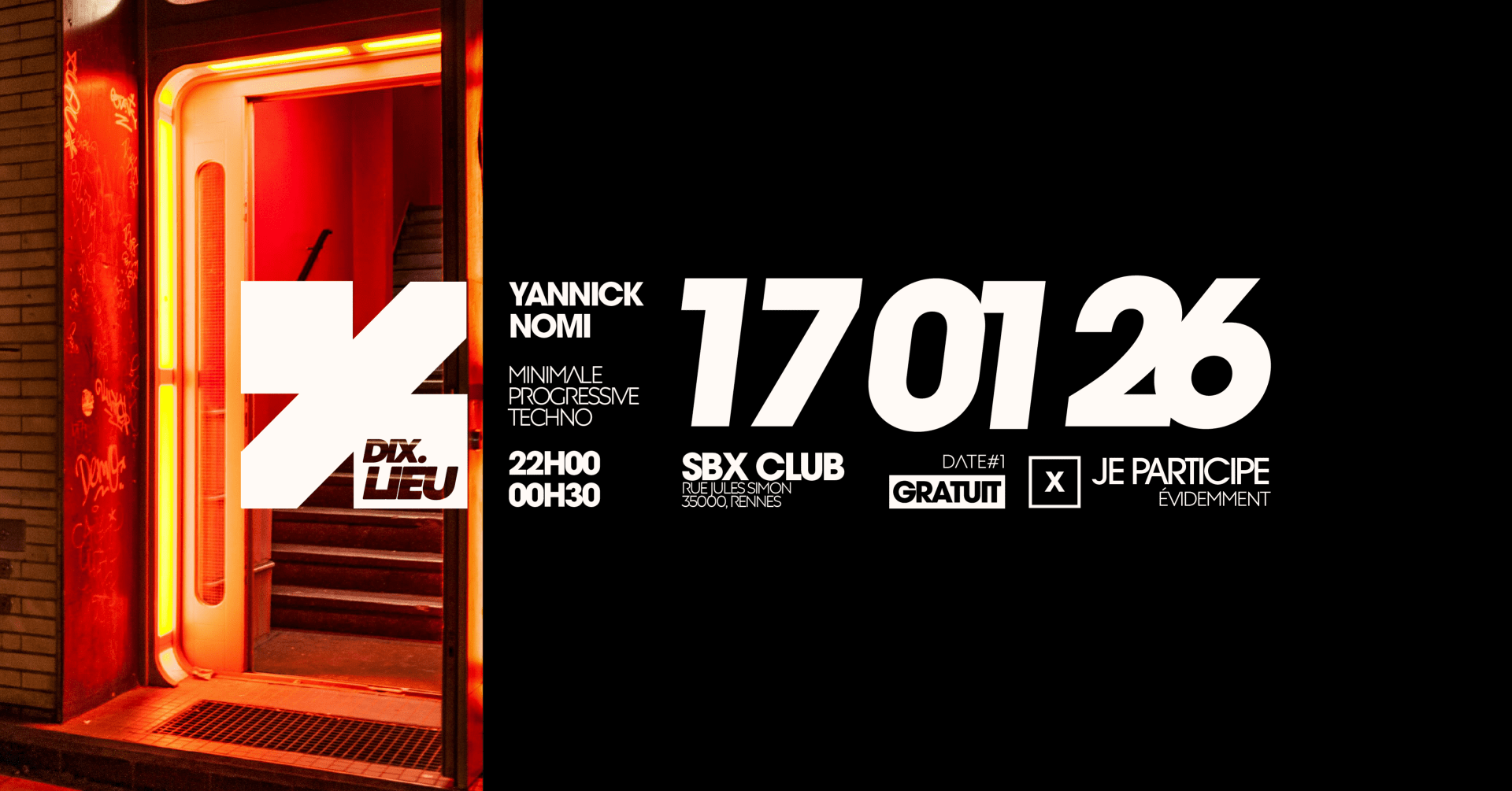 DIX.Lieu Au Sbx'club - 17/01/2026 - Date #1