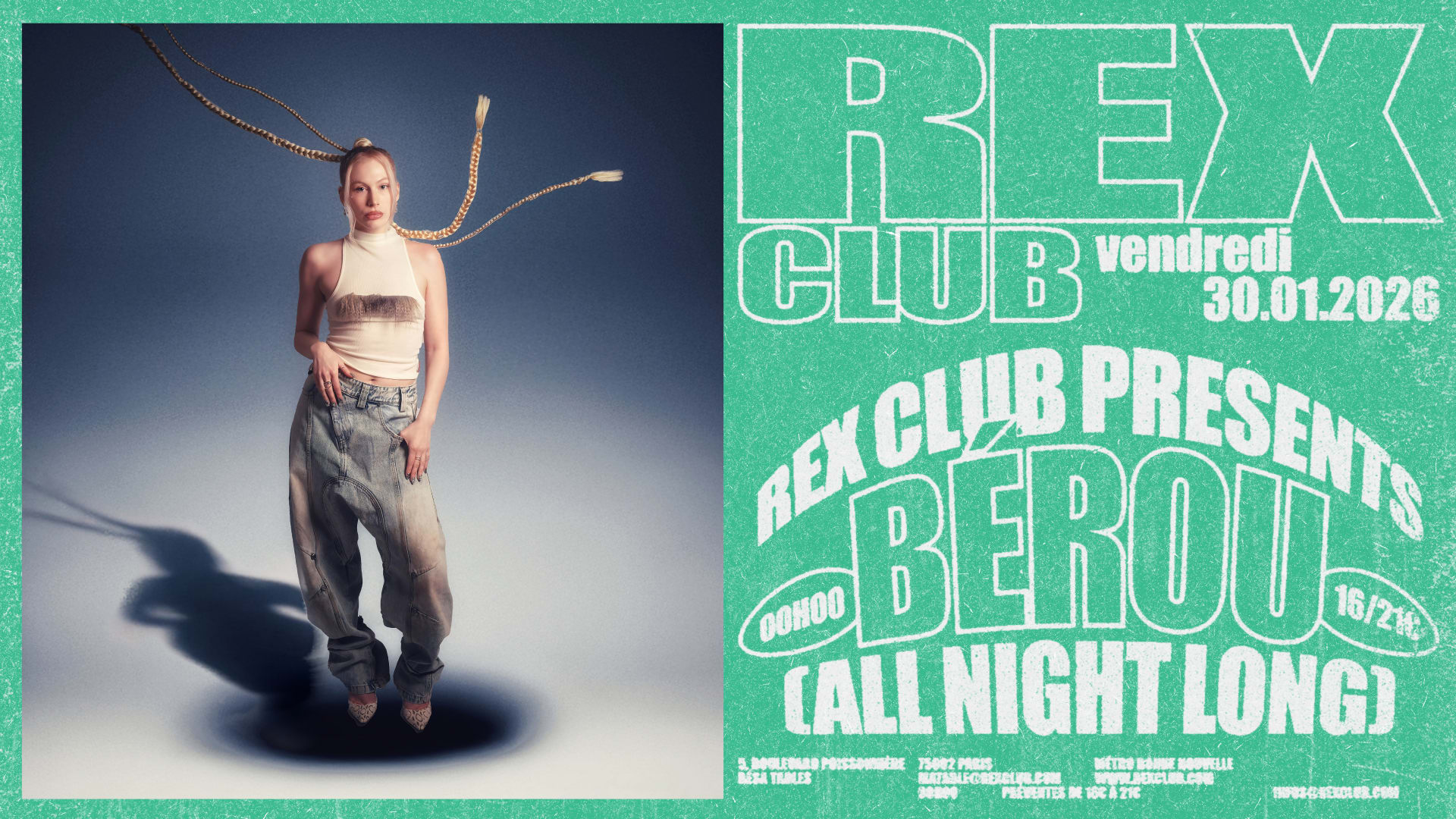 Rex Club Presents Bérou All Night Long