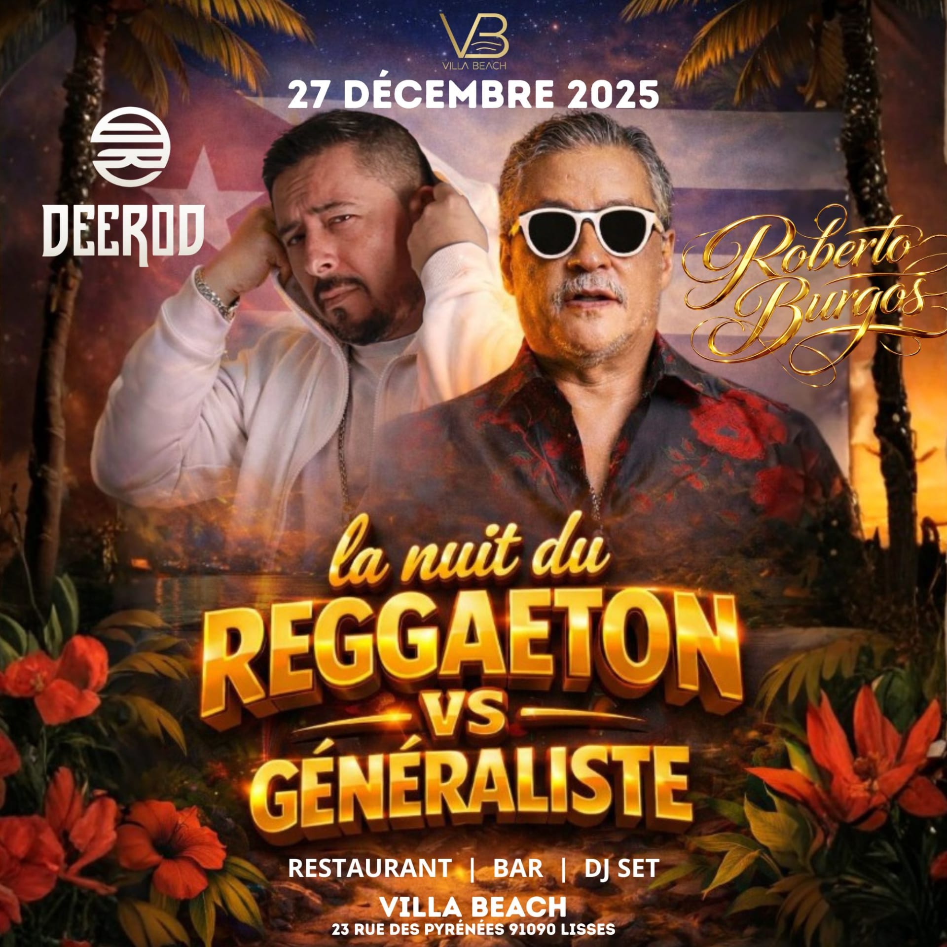 La Nuit Du Reggaeton Vs Généraliste Villa Beach
