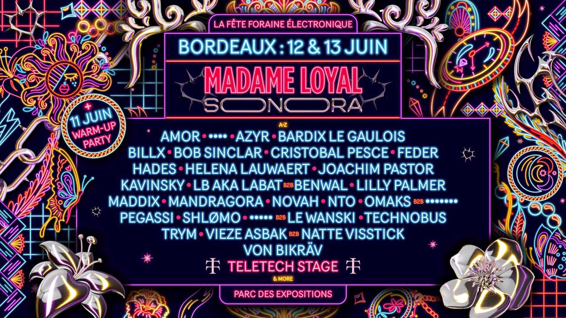 Madame Loyal X Sonora : Bordeaux