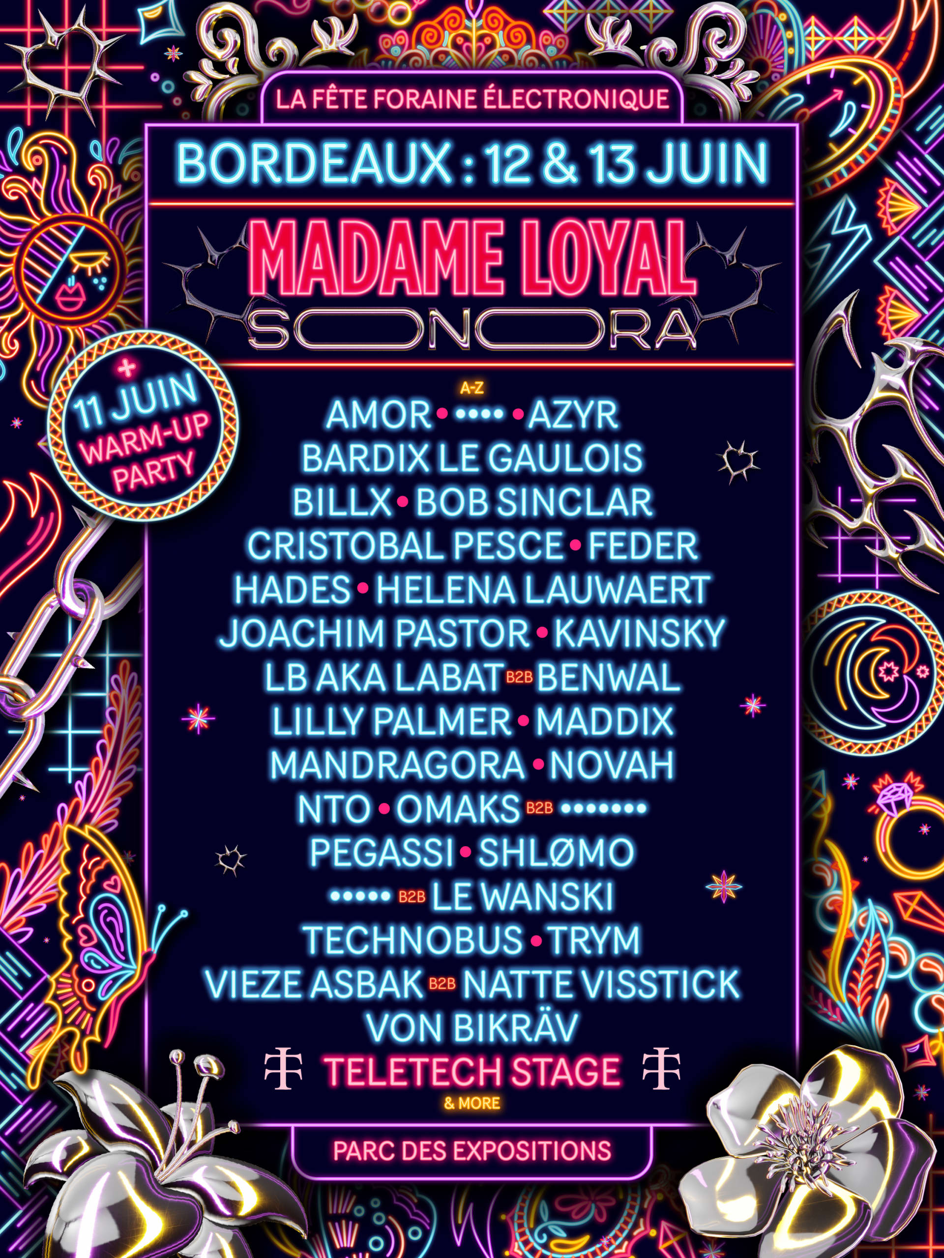 Madame Loyal X Sonora : Bordeaux