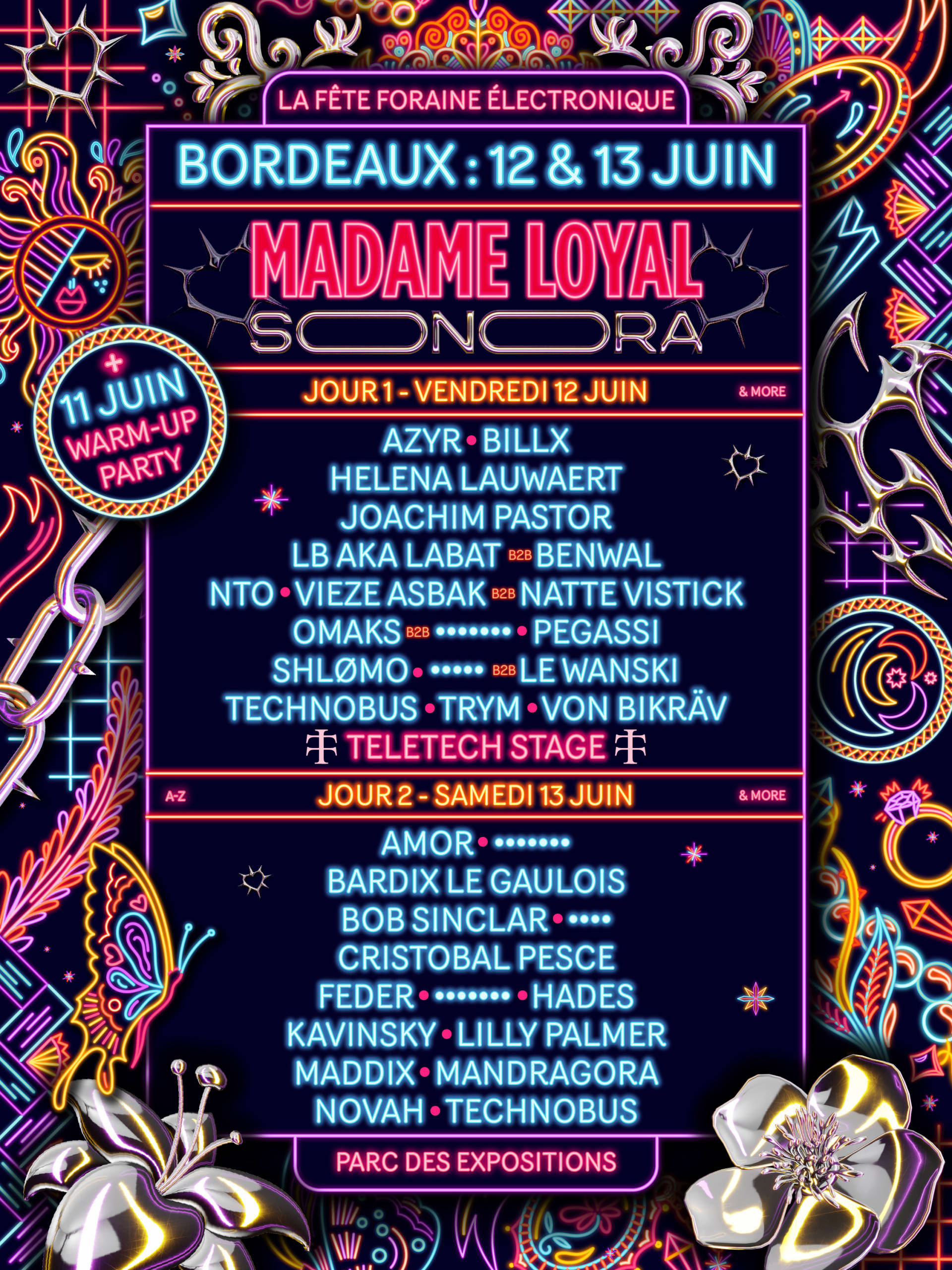 Madame Loyal X Sonora : Bordeaux