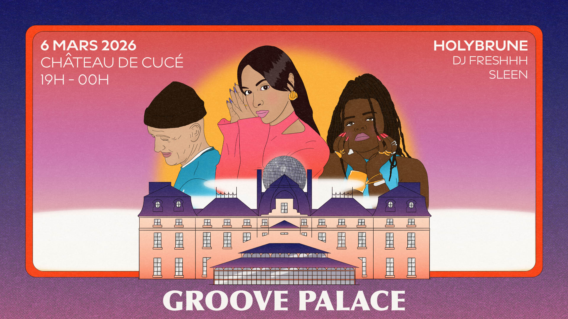 Groove Palace : Holybrune + Sleen + Dj Freshhh