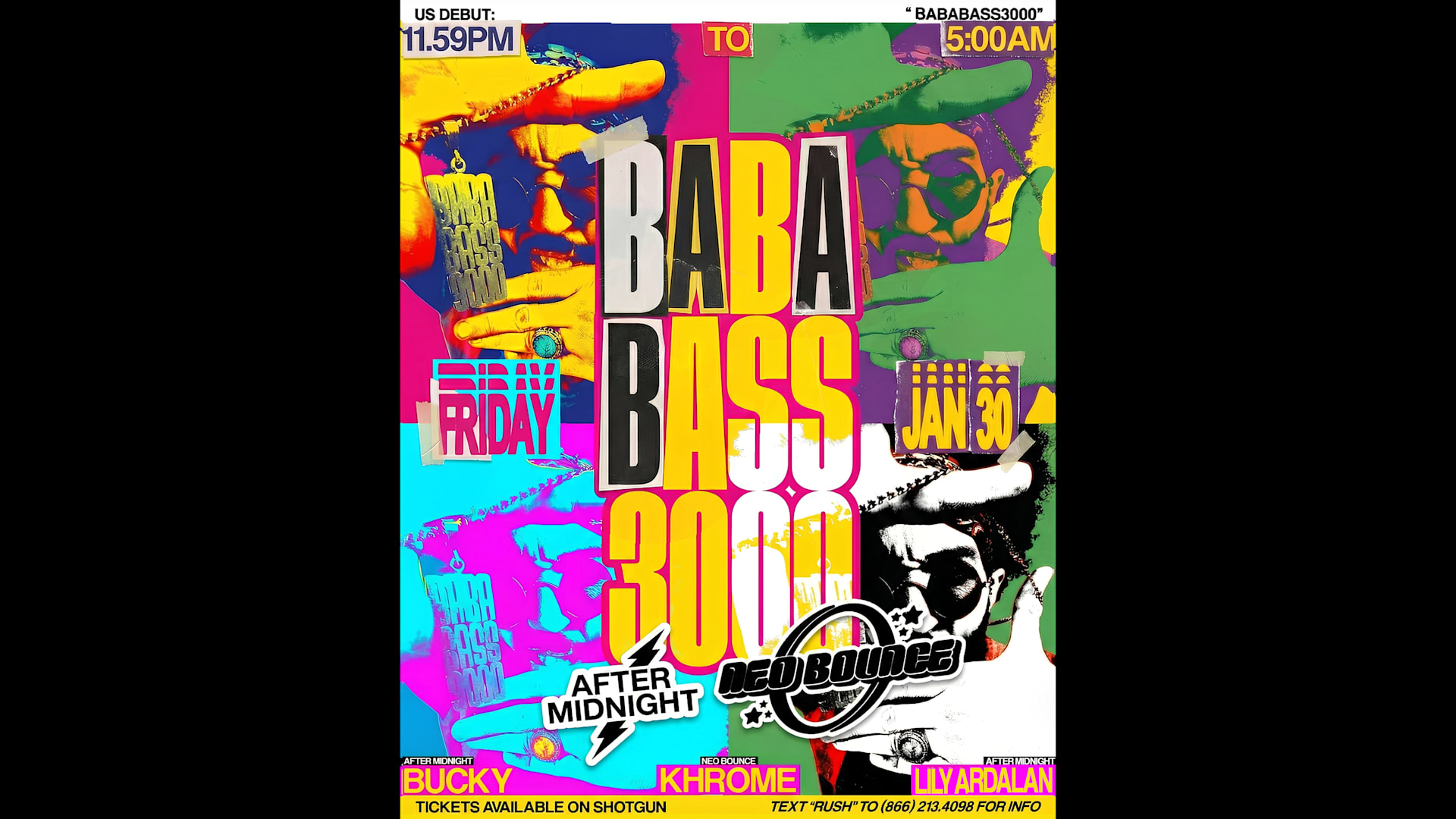Neobounce X Aftermidnight : Bababass3000 (U.S. Debut)