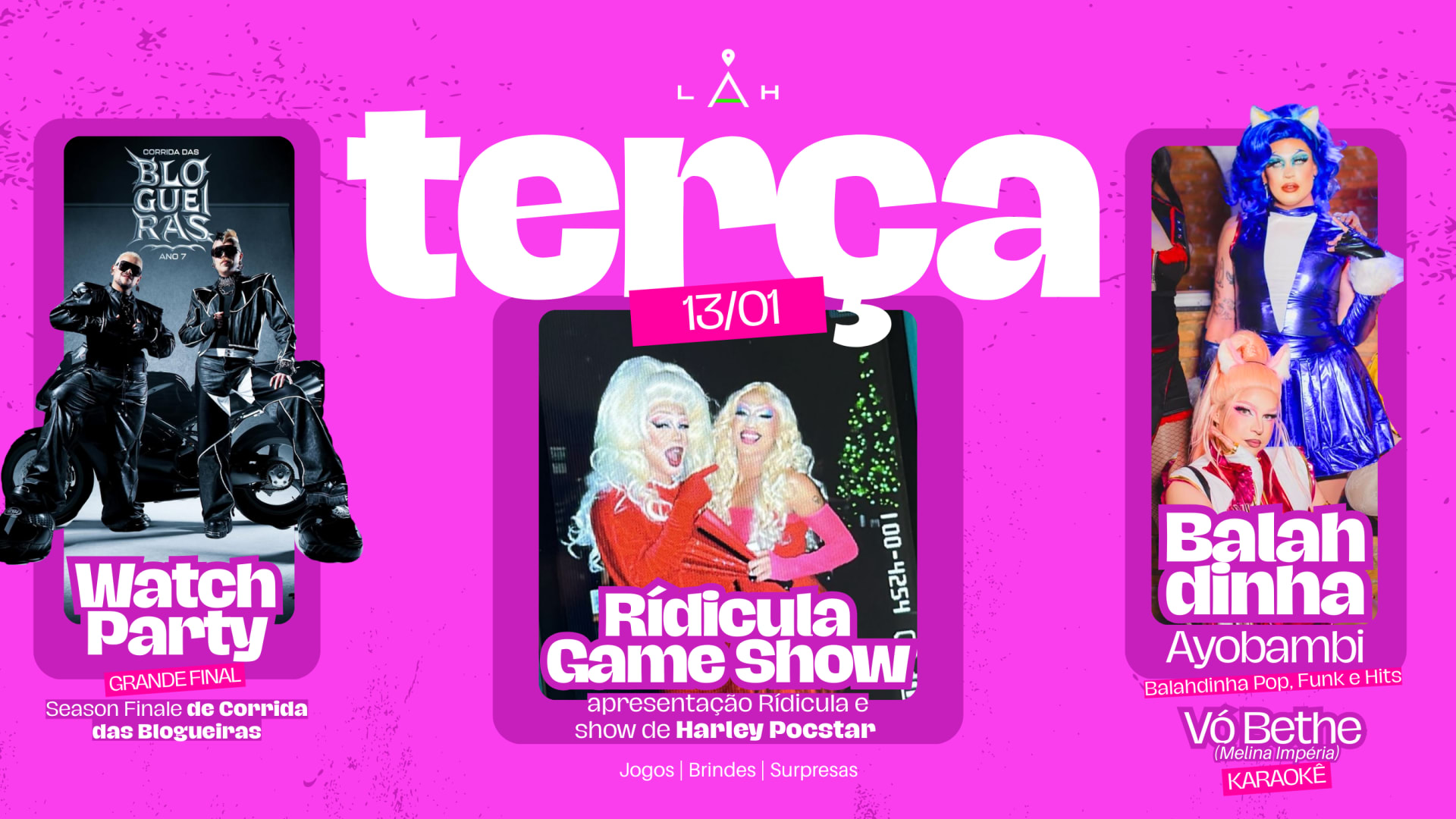13/1 - Final Corrida Das Blogueiras + Ridícula Game Show