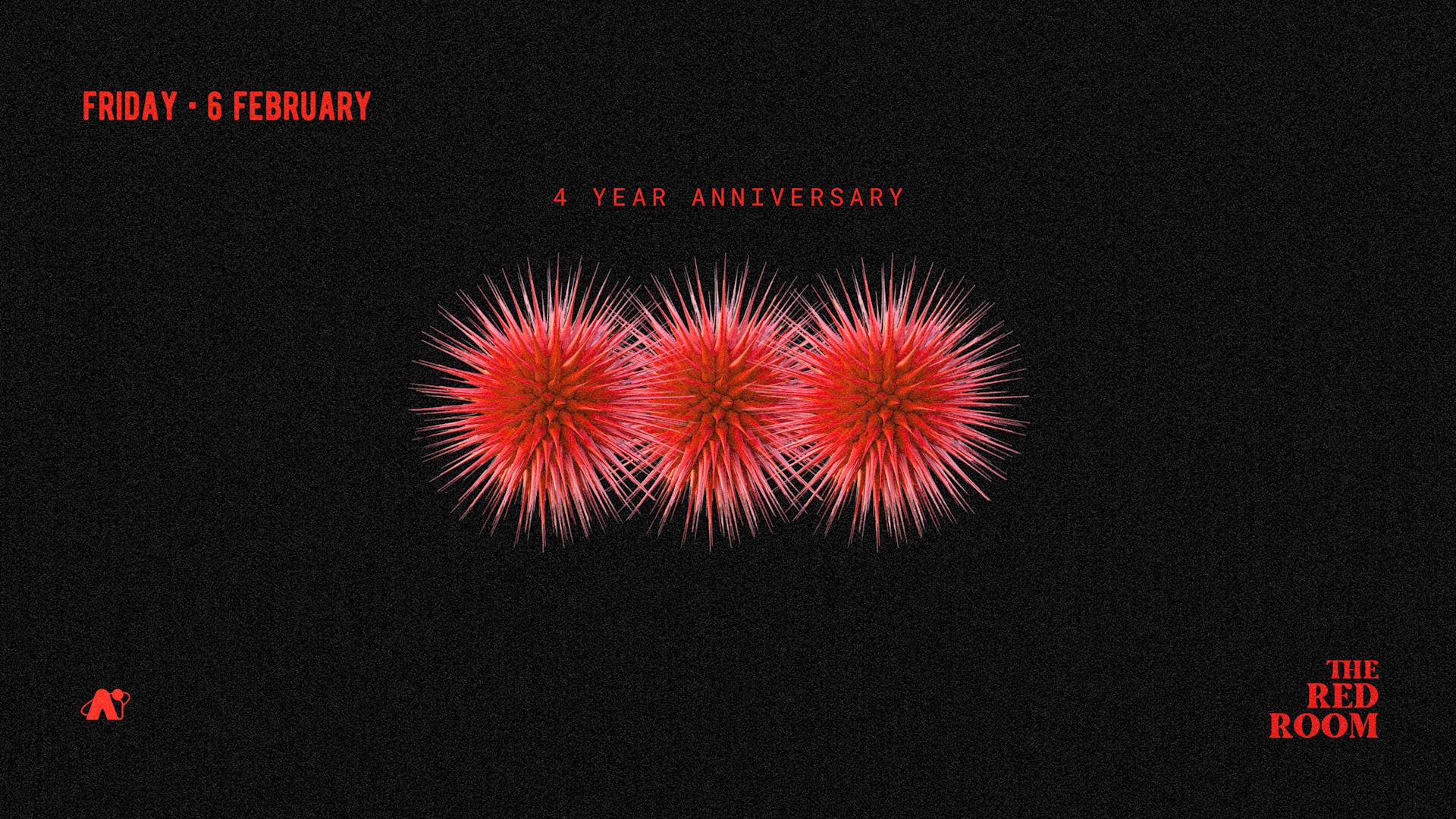 The Red Room: 4 Year Anniversary, Feb 6, Ai