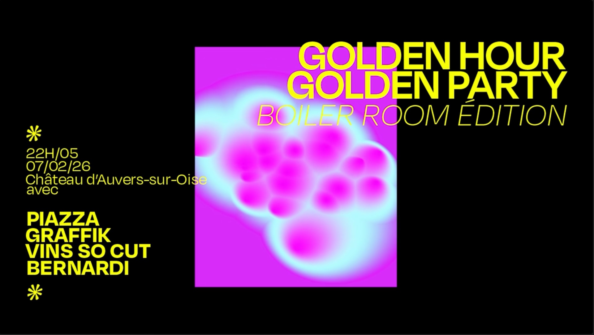 Golden Party Invite Piazza