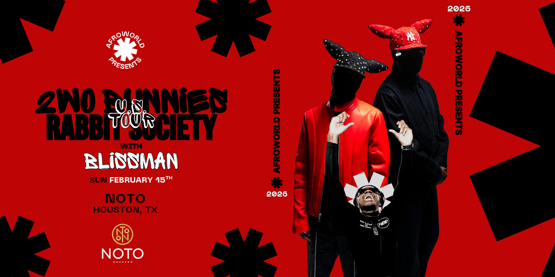 2wobunnies & Blissman Live In Houston