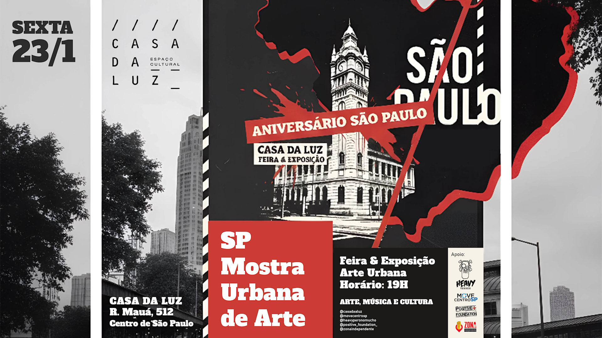 Sp Mostra Urbana De Arte - Especial Aniversário De São Paulo