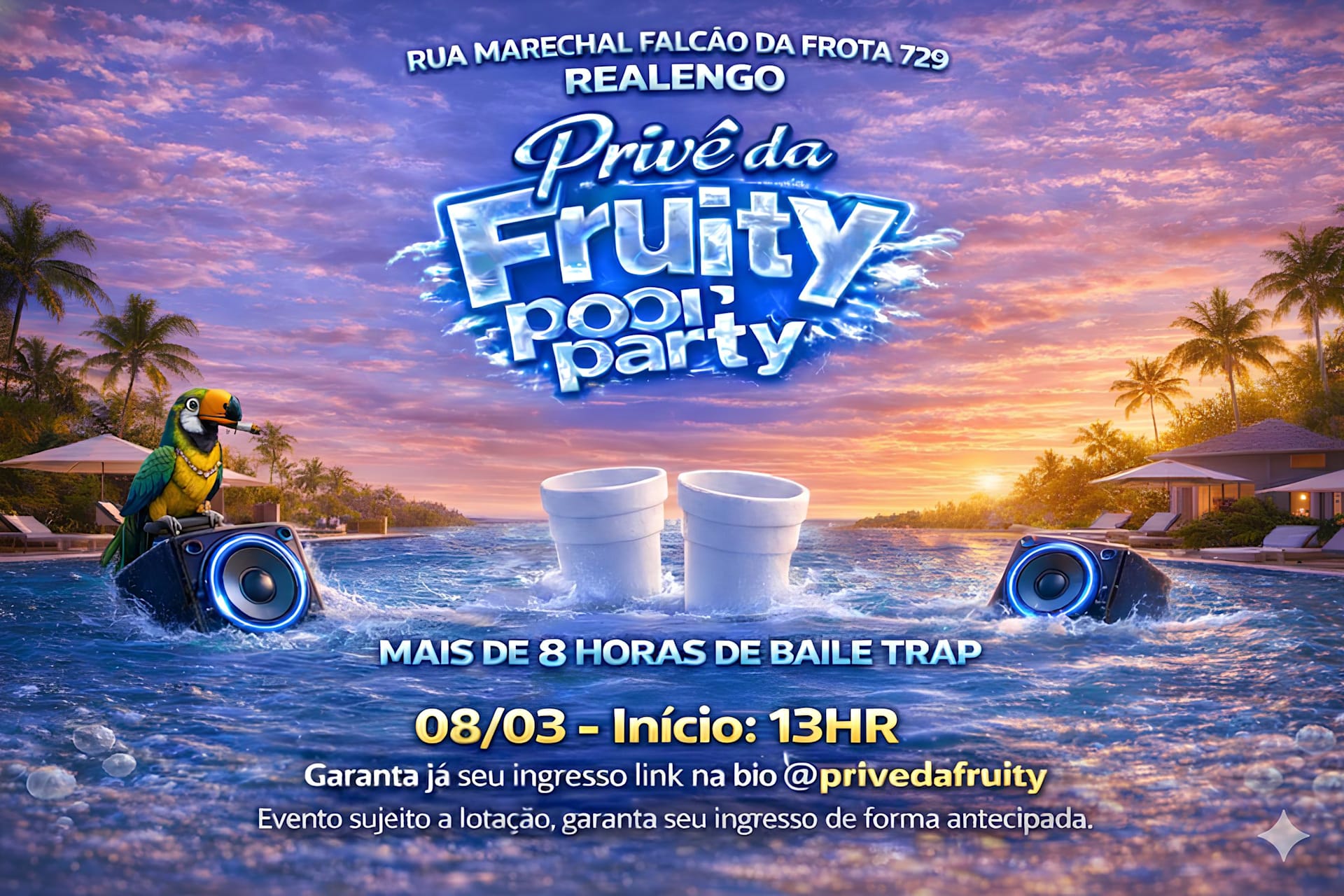 Privê Da Fruity (Edição Pool Party) #Bailetrap