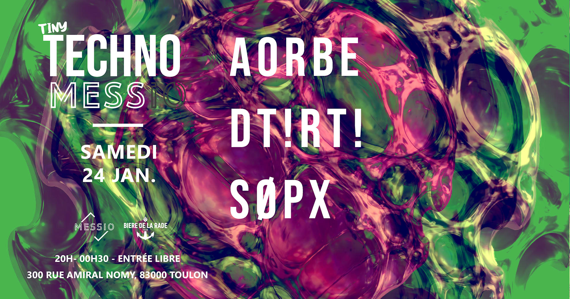 Ttm : Aorbe + Dt!Rt! + Sopx (Hard Techno/Groove/Core)