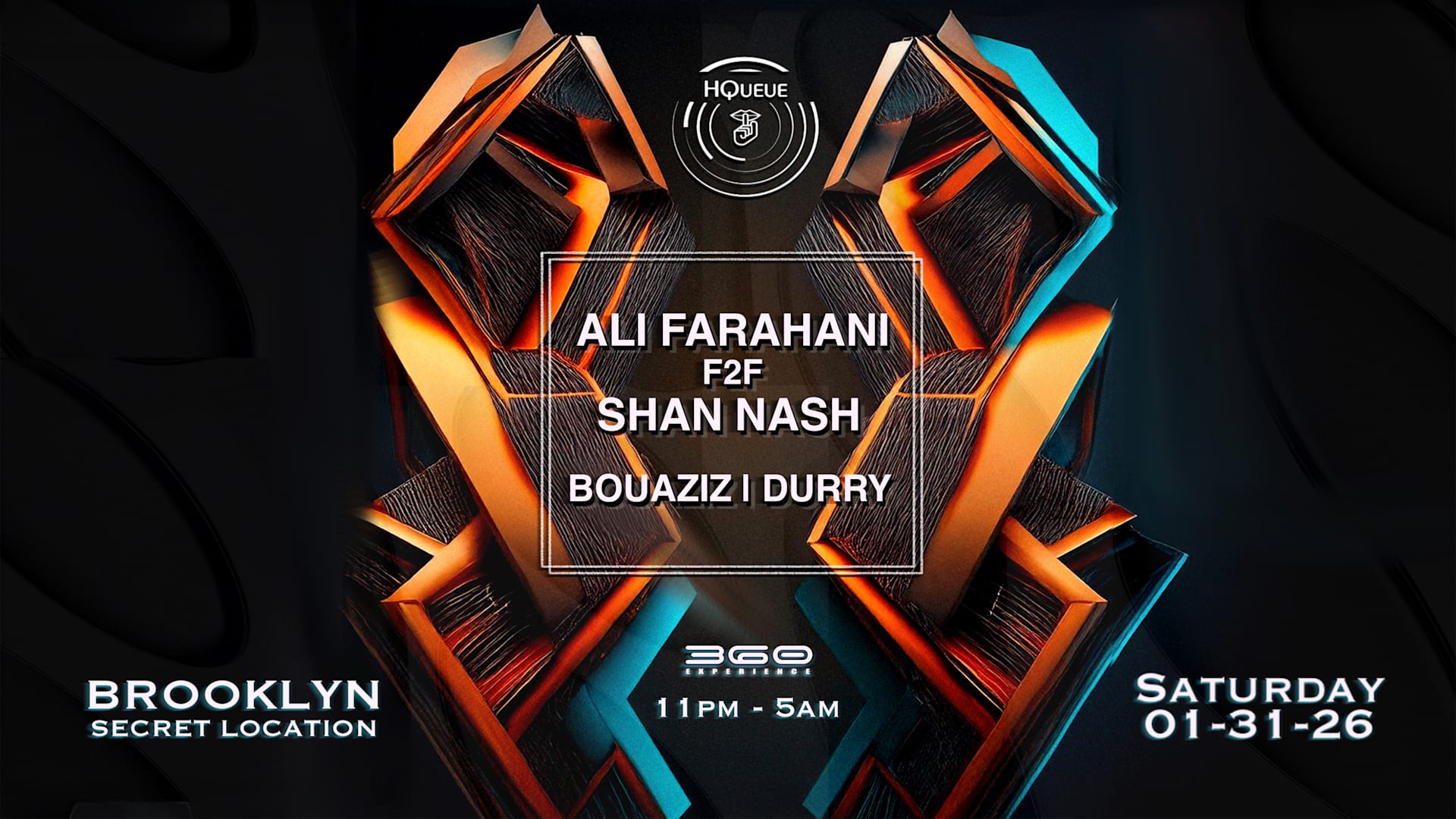 Hqueue Presents: Ali Farahani F2f Shan Nash