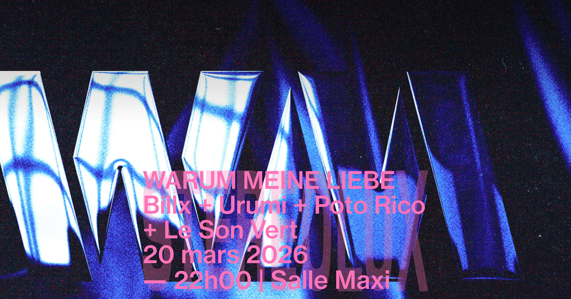 Warum Meine Liebe : Billx + Urumi + Poto Rico + Le Son Vert