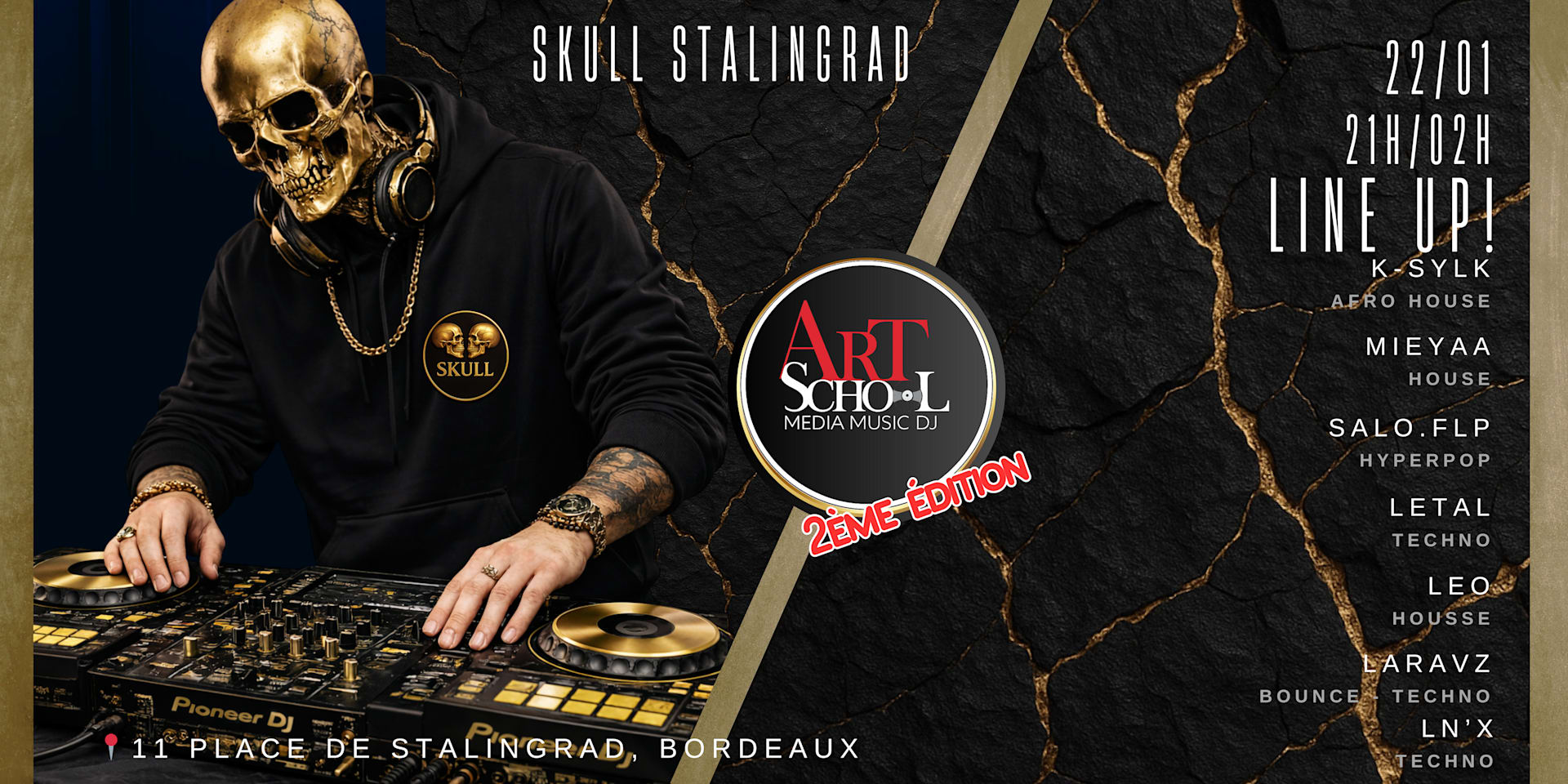 Skull Stalingrad X Art School 2ème Édition