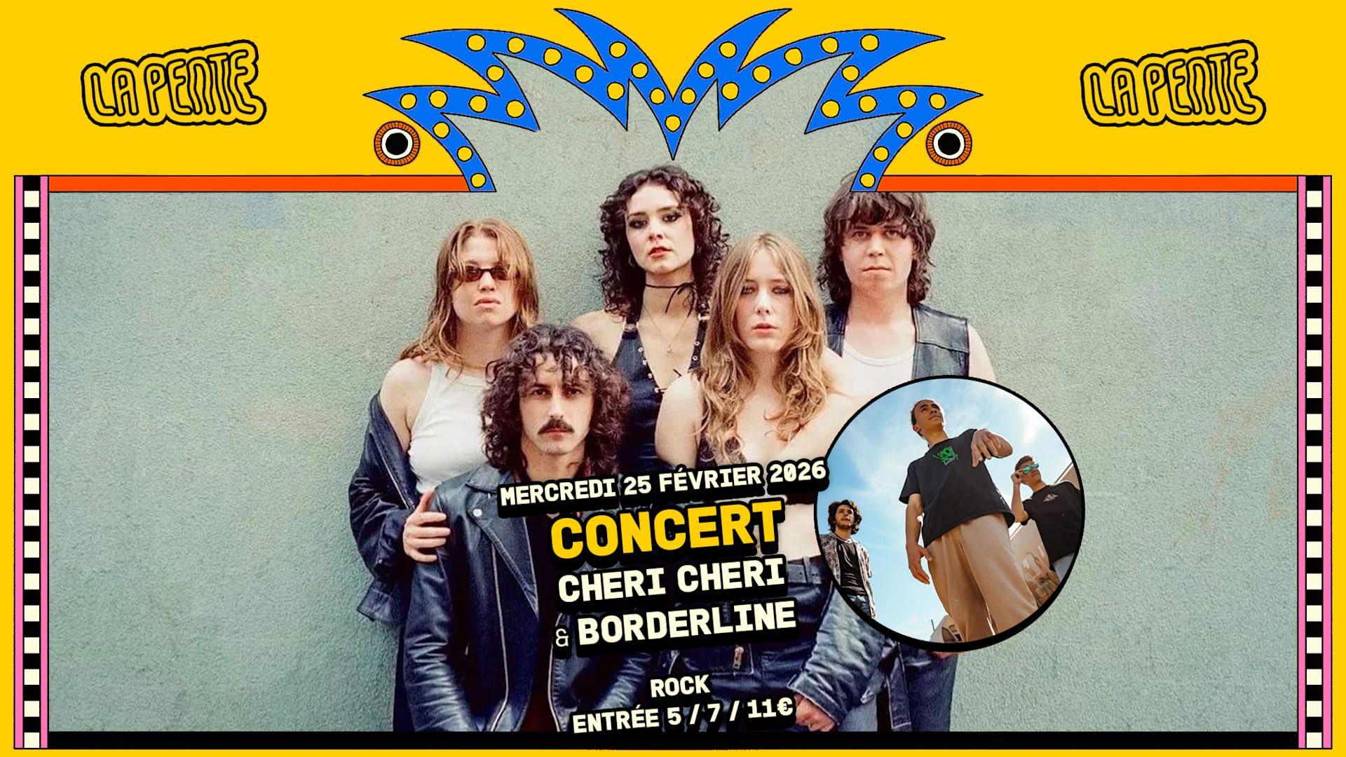 Concert : Chéri-Chéri & Borderline (Rock)