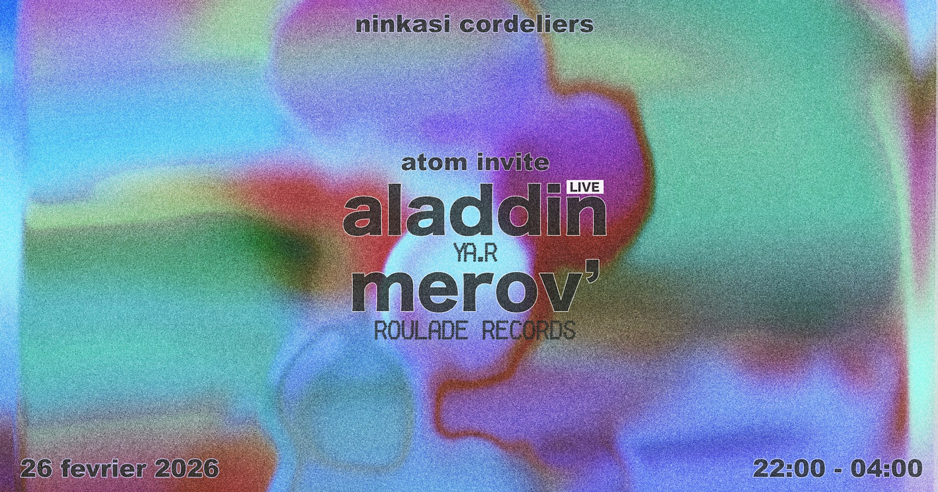 Atom Inv. Aladdin (Live) & Merov'