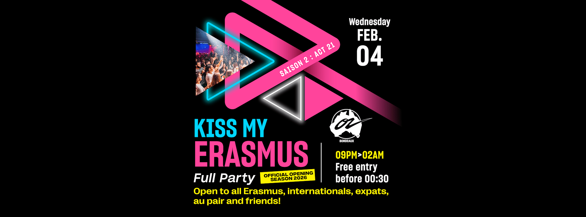 Kiss My Erasmus 04.02.26 - Bordeaux