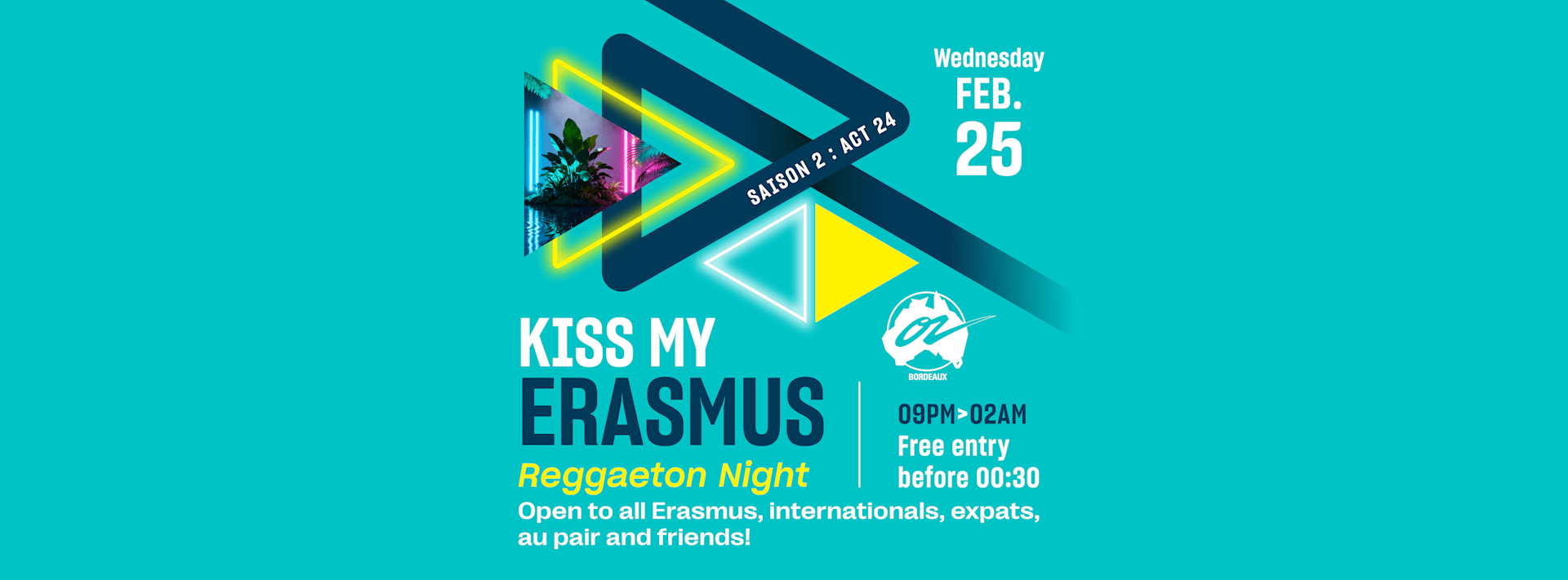 Kiss My Erasmus 25.02.26 - Bordeaux