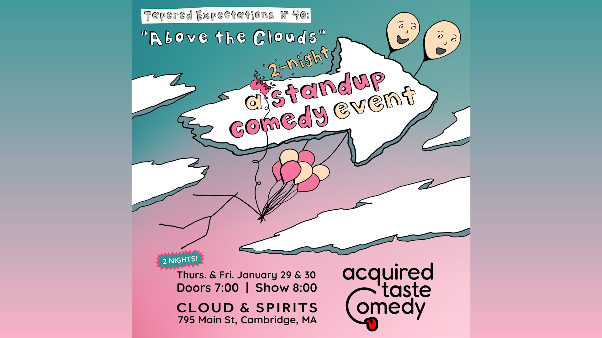 "Above The Clouds" (A Standup Comedy Event)