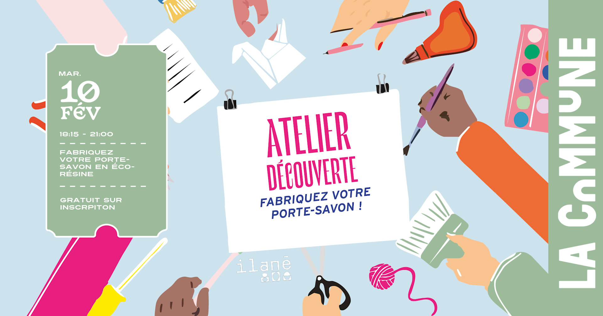 Atelier Découverte - Objet En Éco-Résine Avec Atelier Ilané