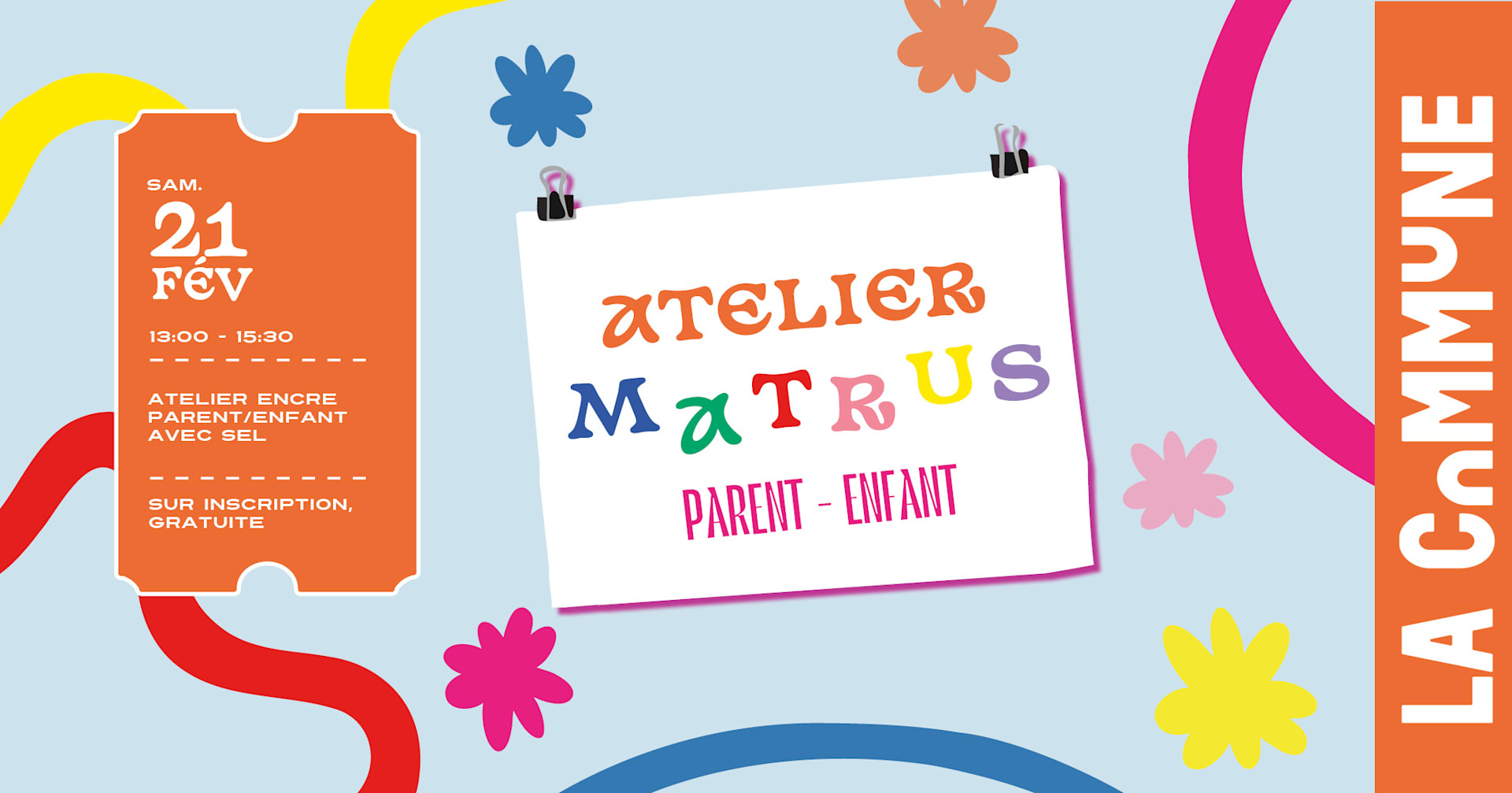 Atelier Encre - Parent/Enfant Avec Sel