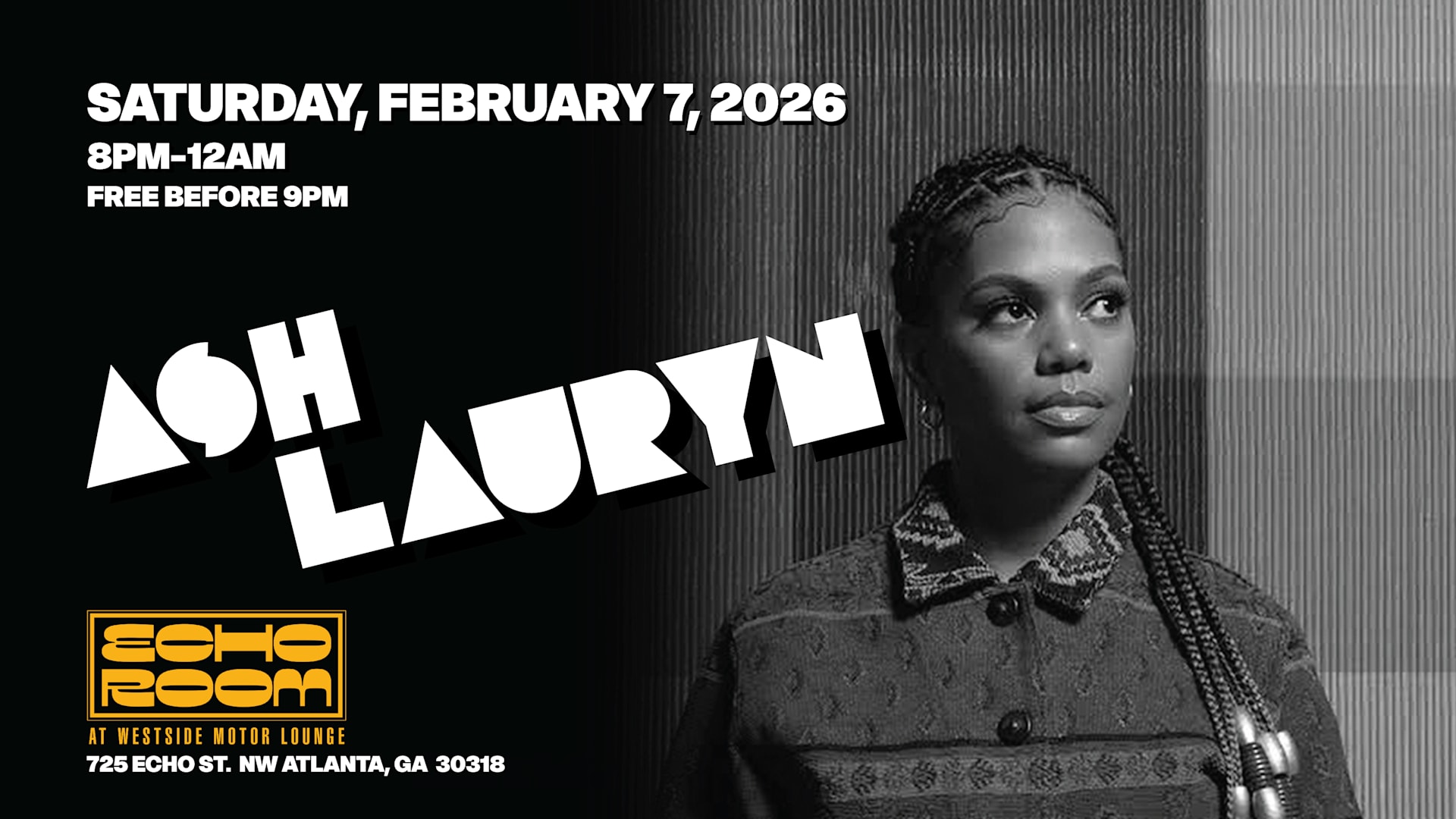 Echo Room Presents: Ash Lauryn