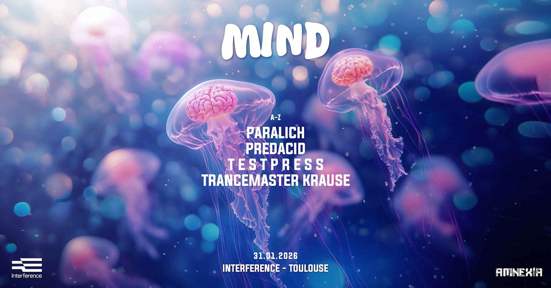 Mind X Interference : Trancemaster Krause, Testpress, Aisha
