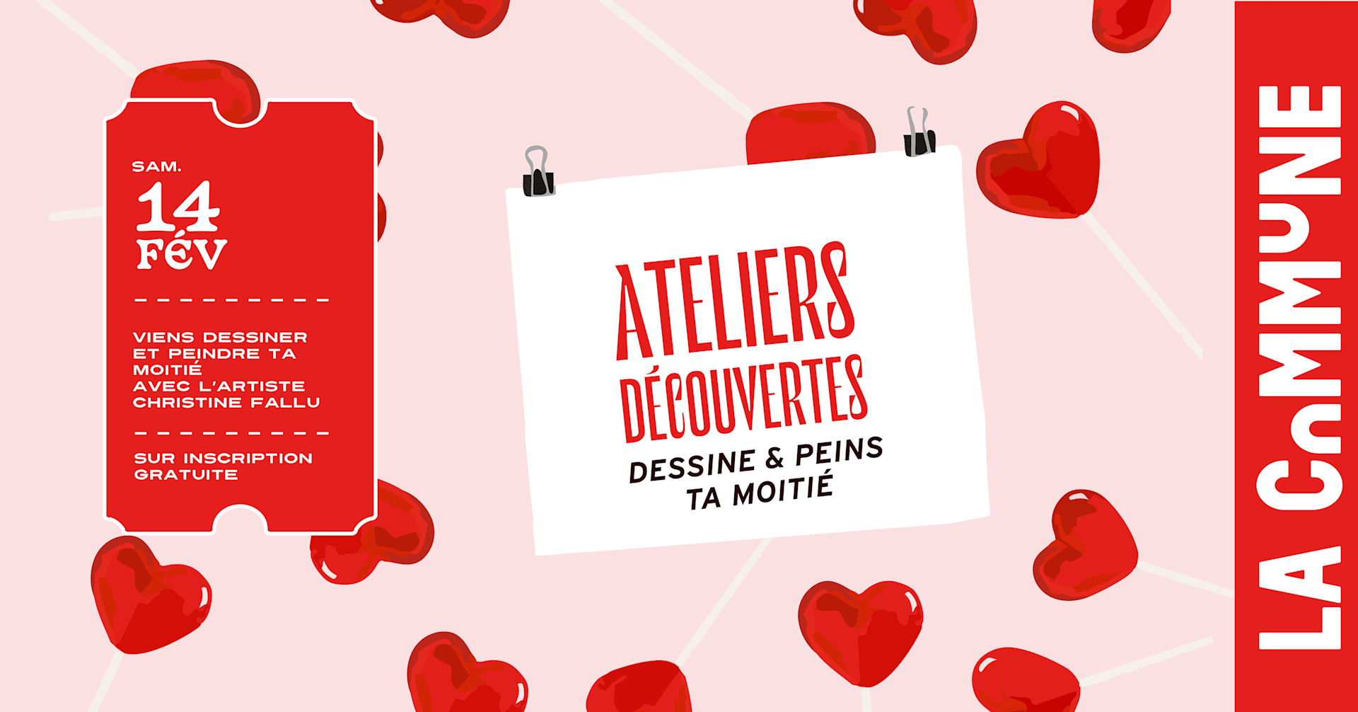Atelier Duo : Dessine Et Peins Ta Moitié !